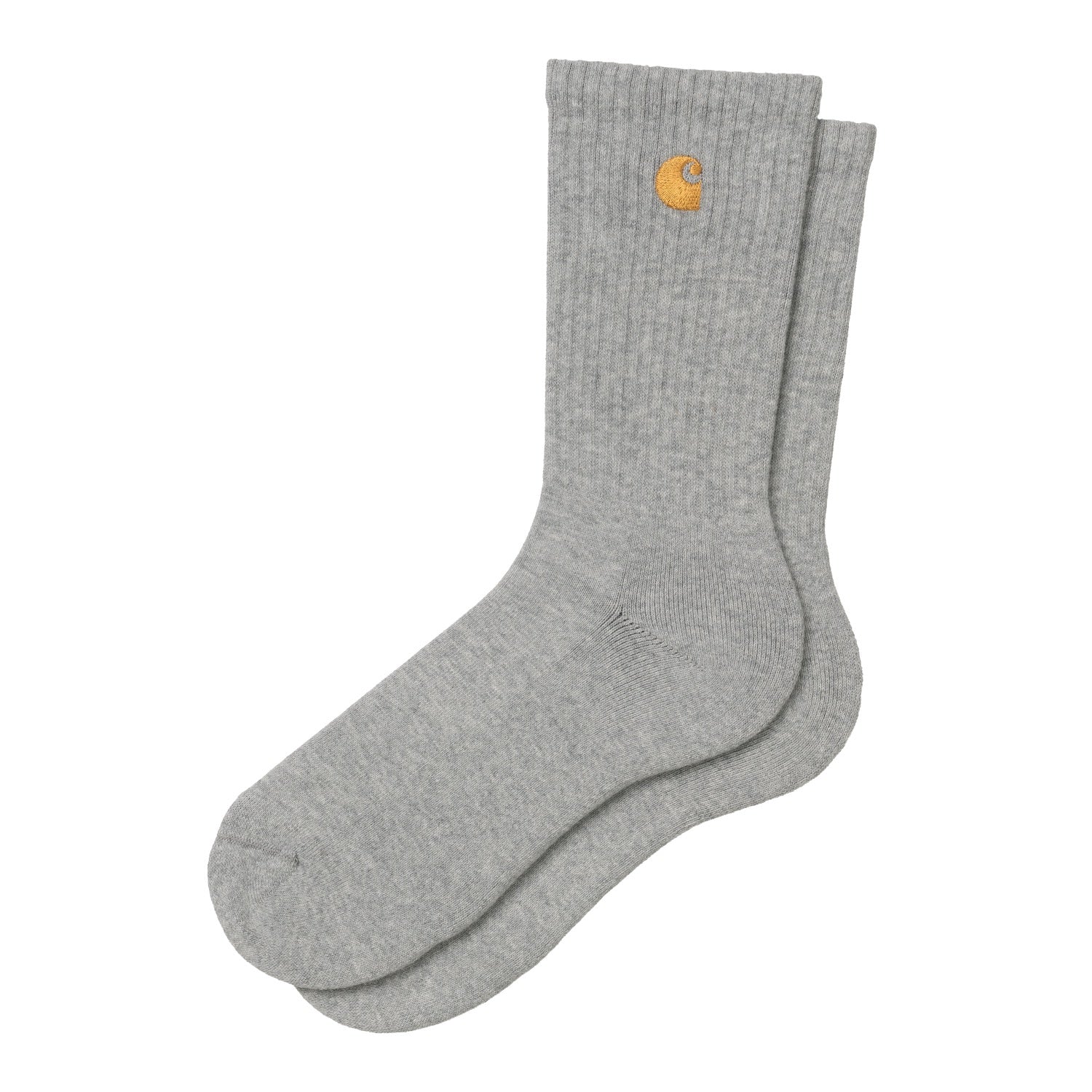 CHASE SOCKS - Grey Heather / Gold