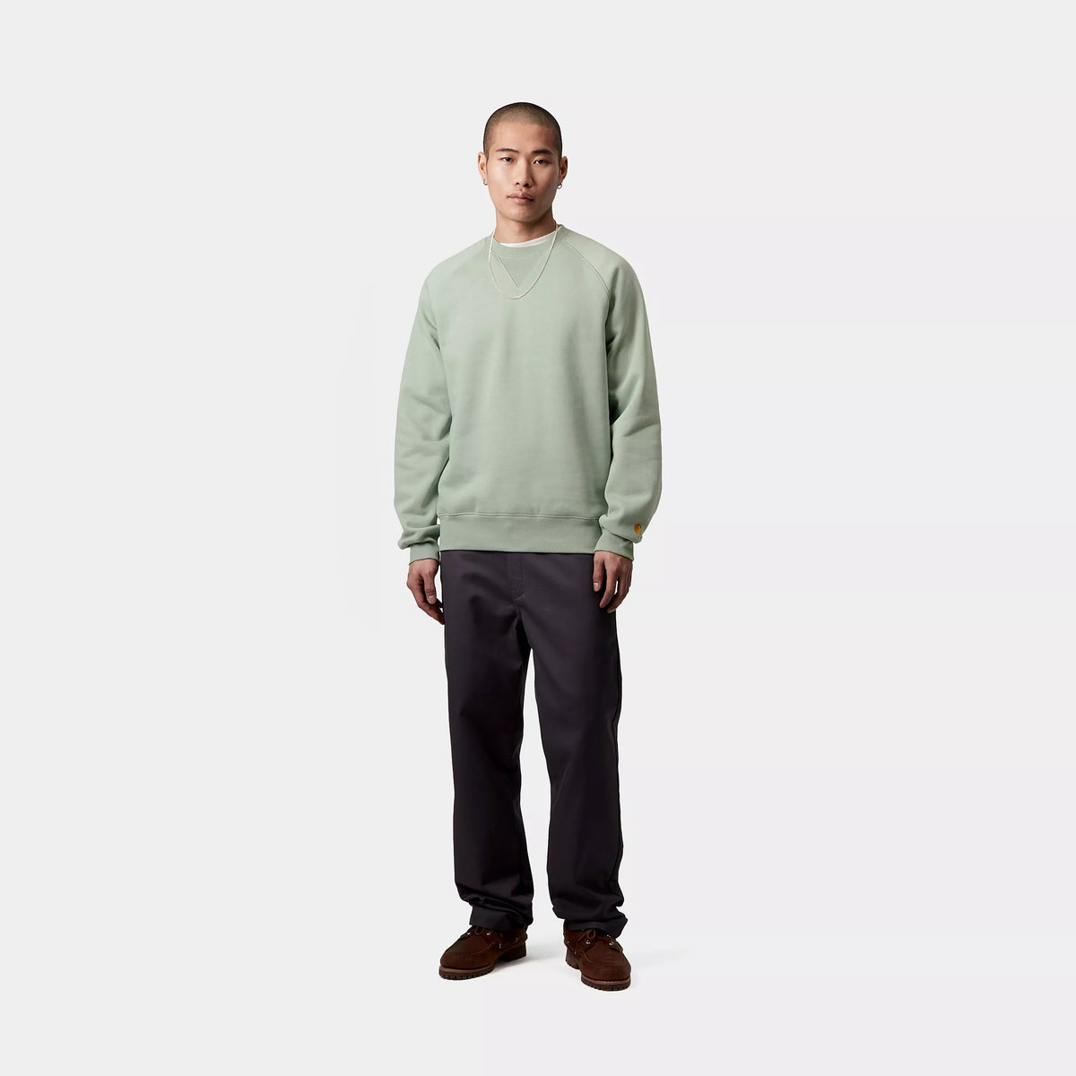 CHASE SWEATSHIRT - Frosted Green / Gold 4