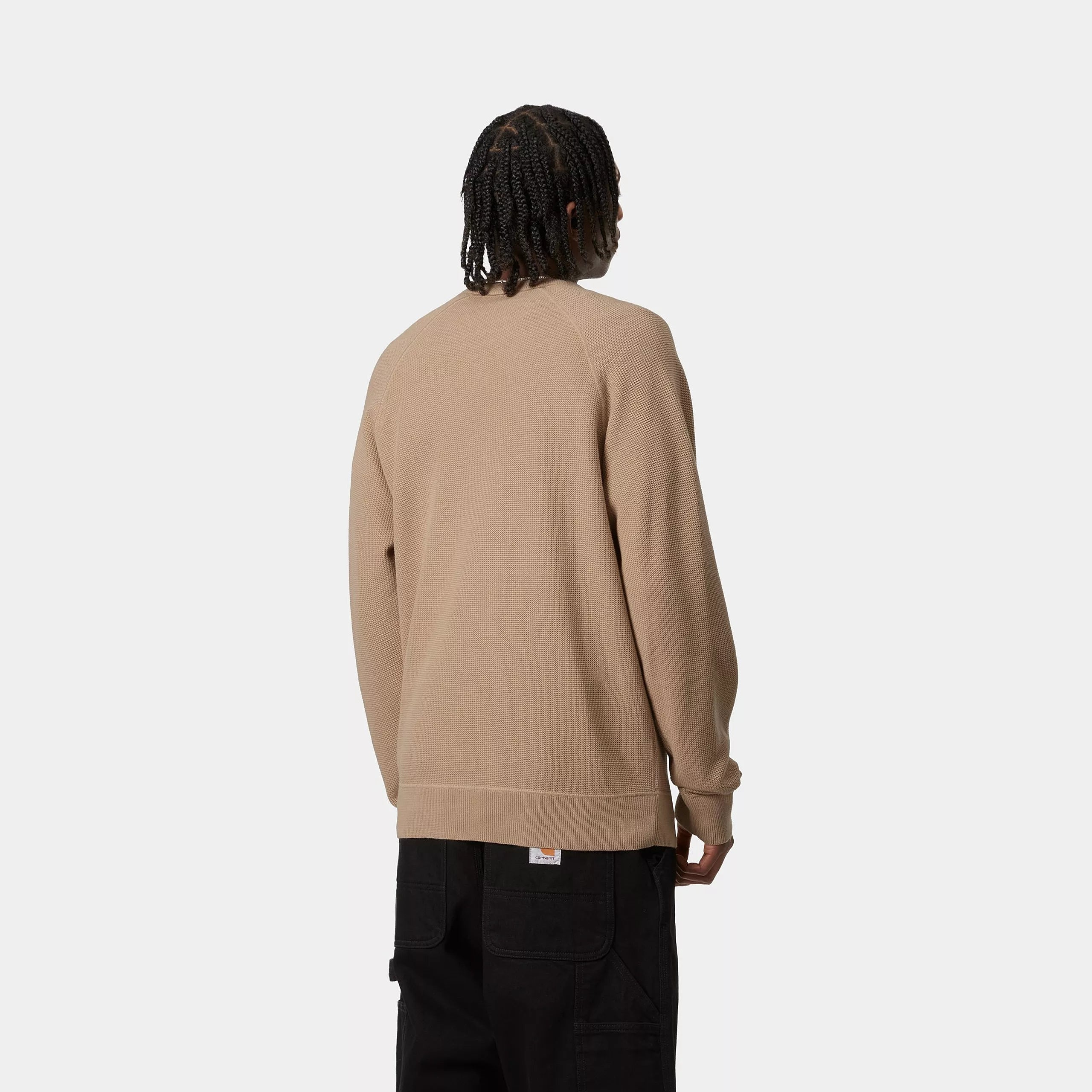 CHASE SWEATER - Dusty H Brown / Gold