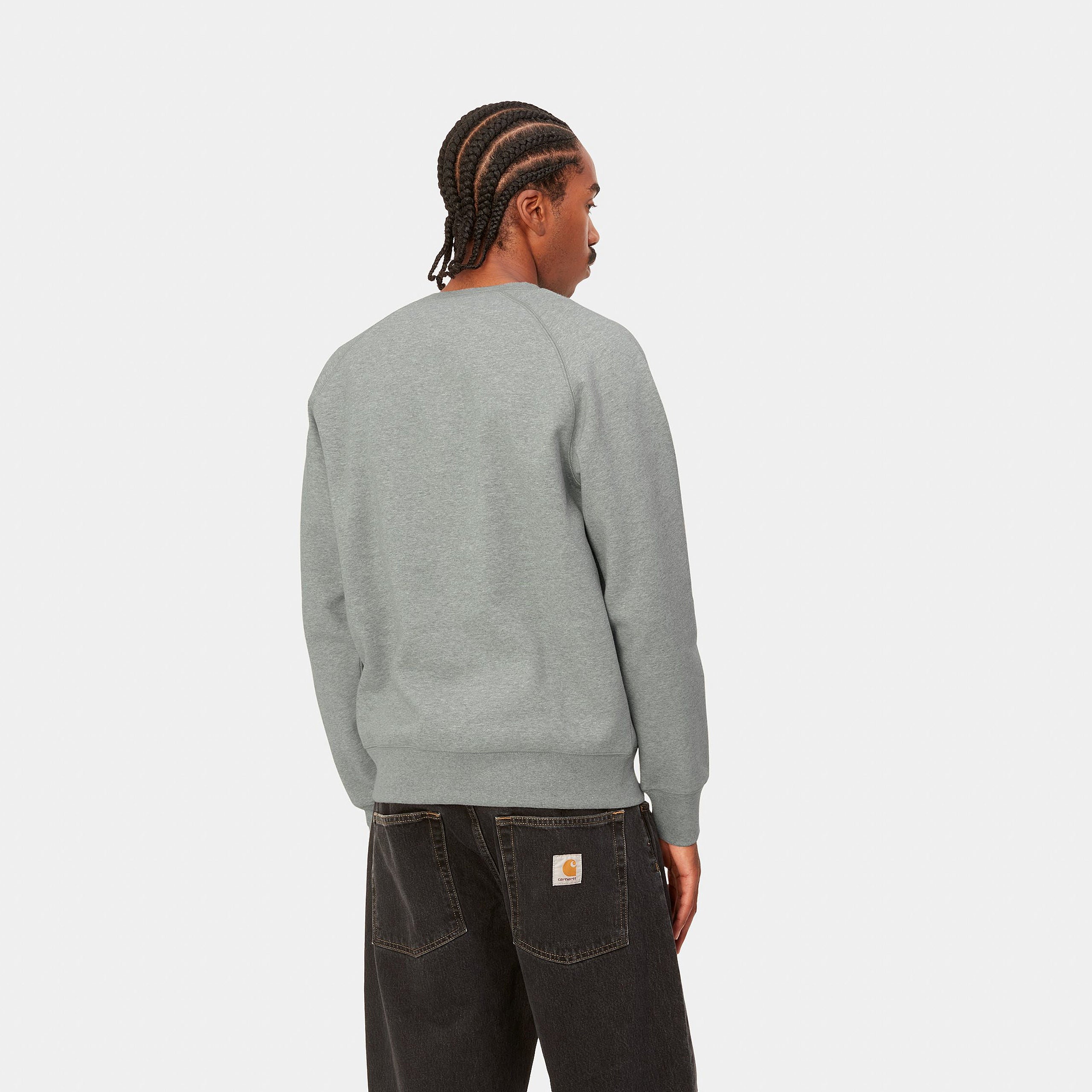 CHASE SWEATSHIRT - Grey Heather / Gold