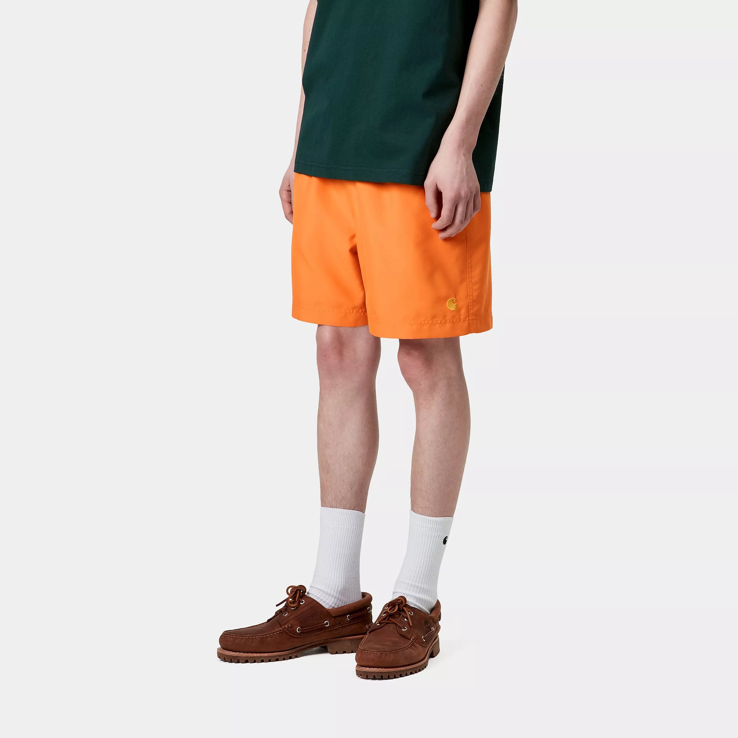 CHASE SWIM TRUNKS - Pumpkin / Gold