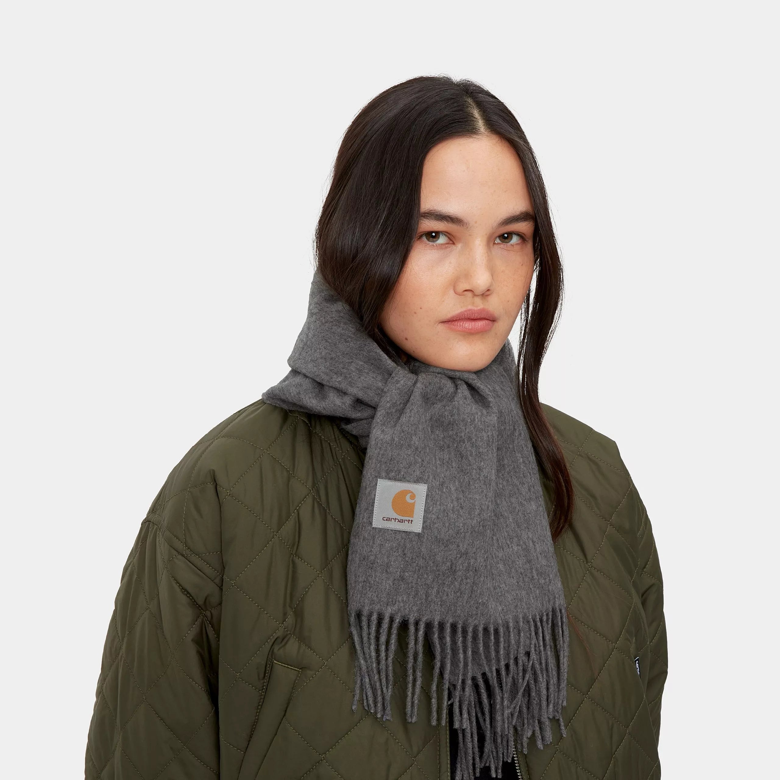 CLAN SCARF - Dark Grey Heather