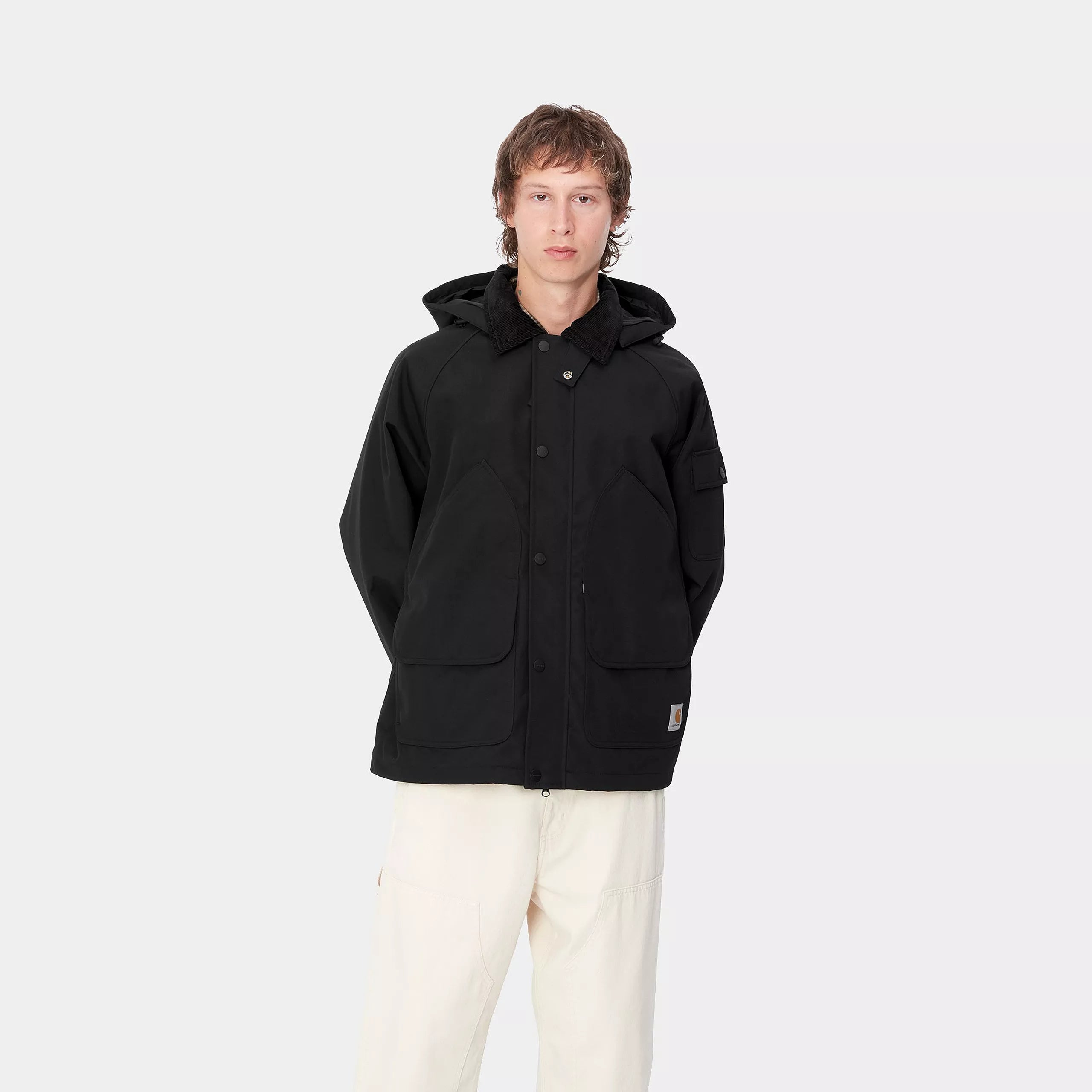 CLARTON JACKET - Black / Black