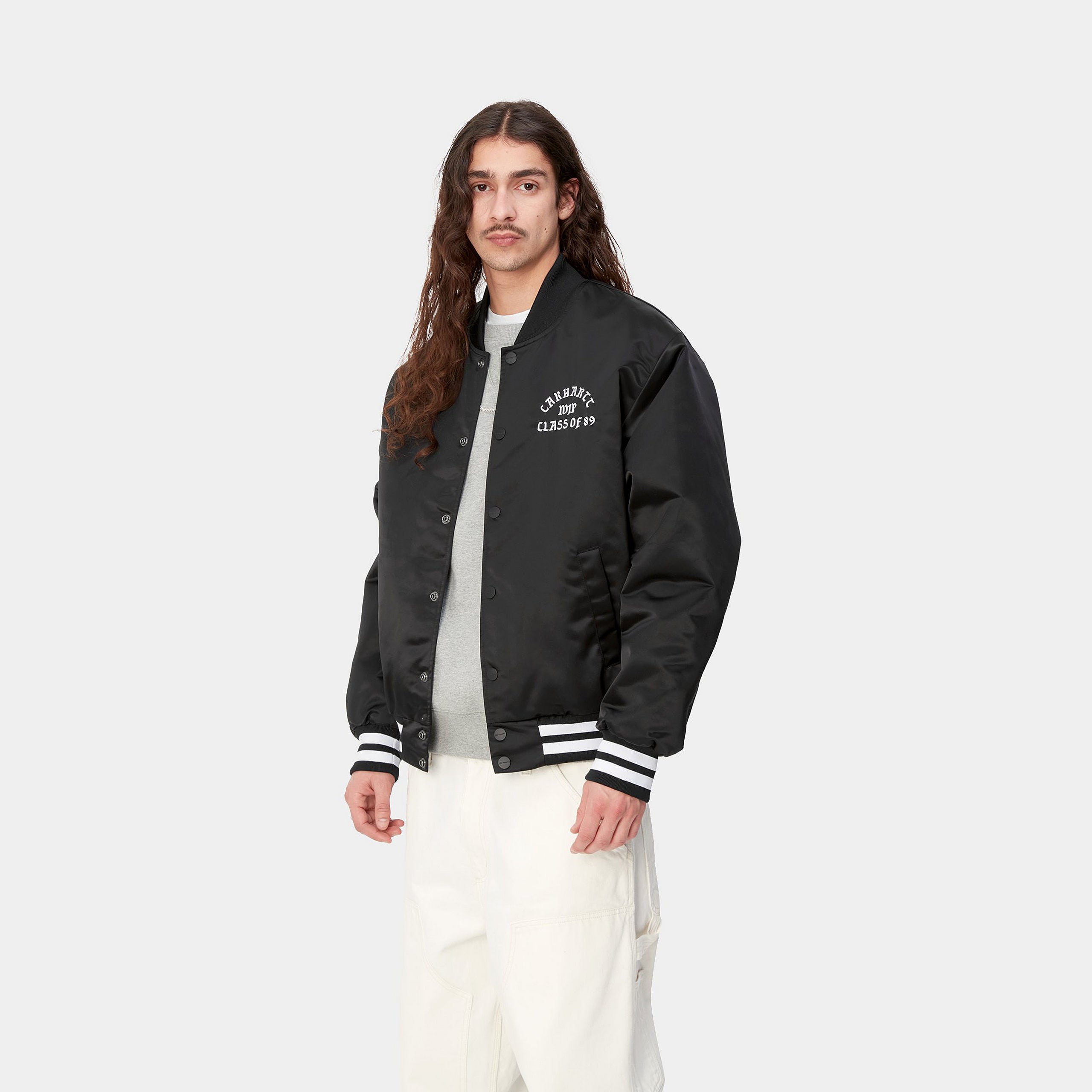 CLASS OF 89 BOMBER JACKET - Black / White