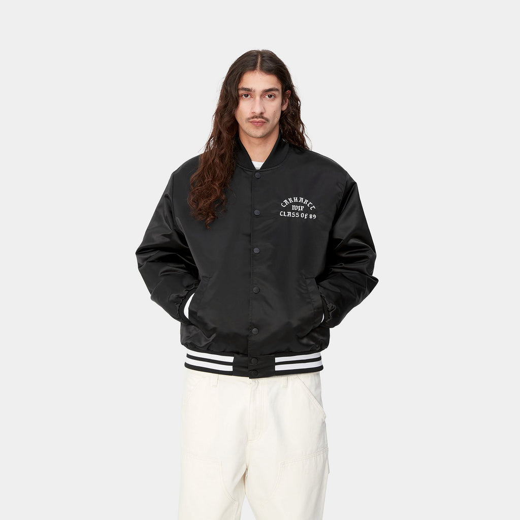 CLASS OF 89 BOMBER JACKET - Black / White