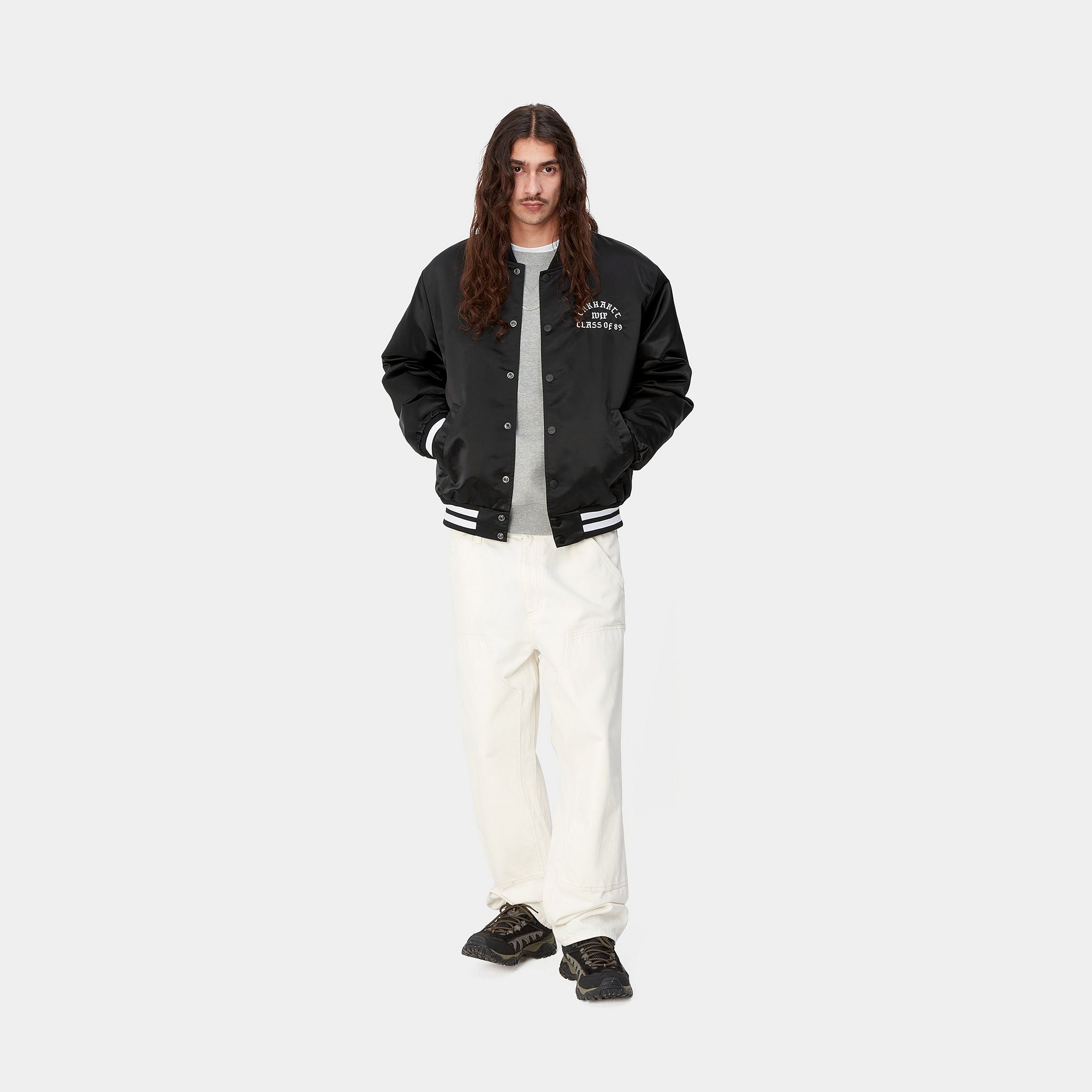 CLASS OF 89 BOMBER JACKET - Black / White