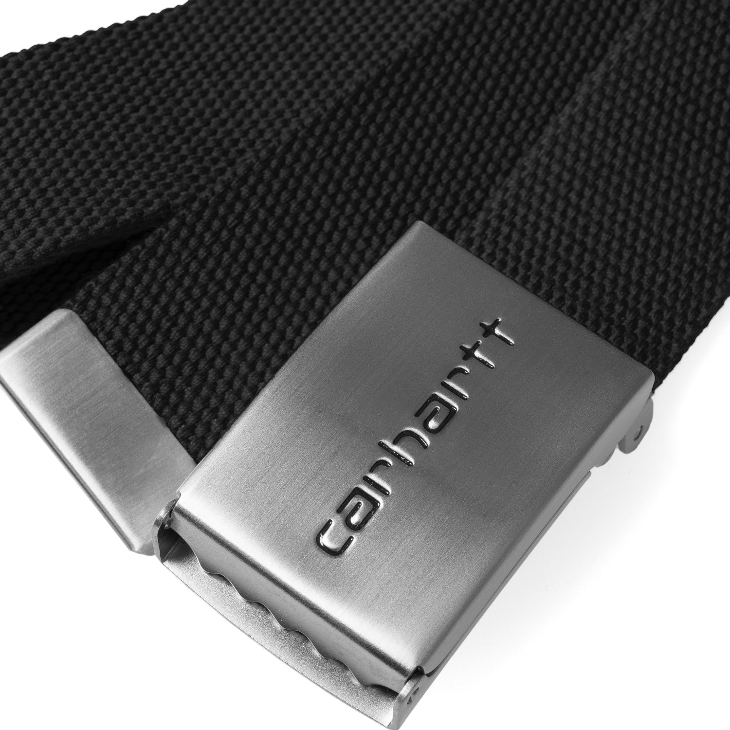 CLIP BELT CHROME - Black