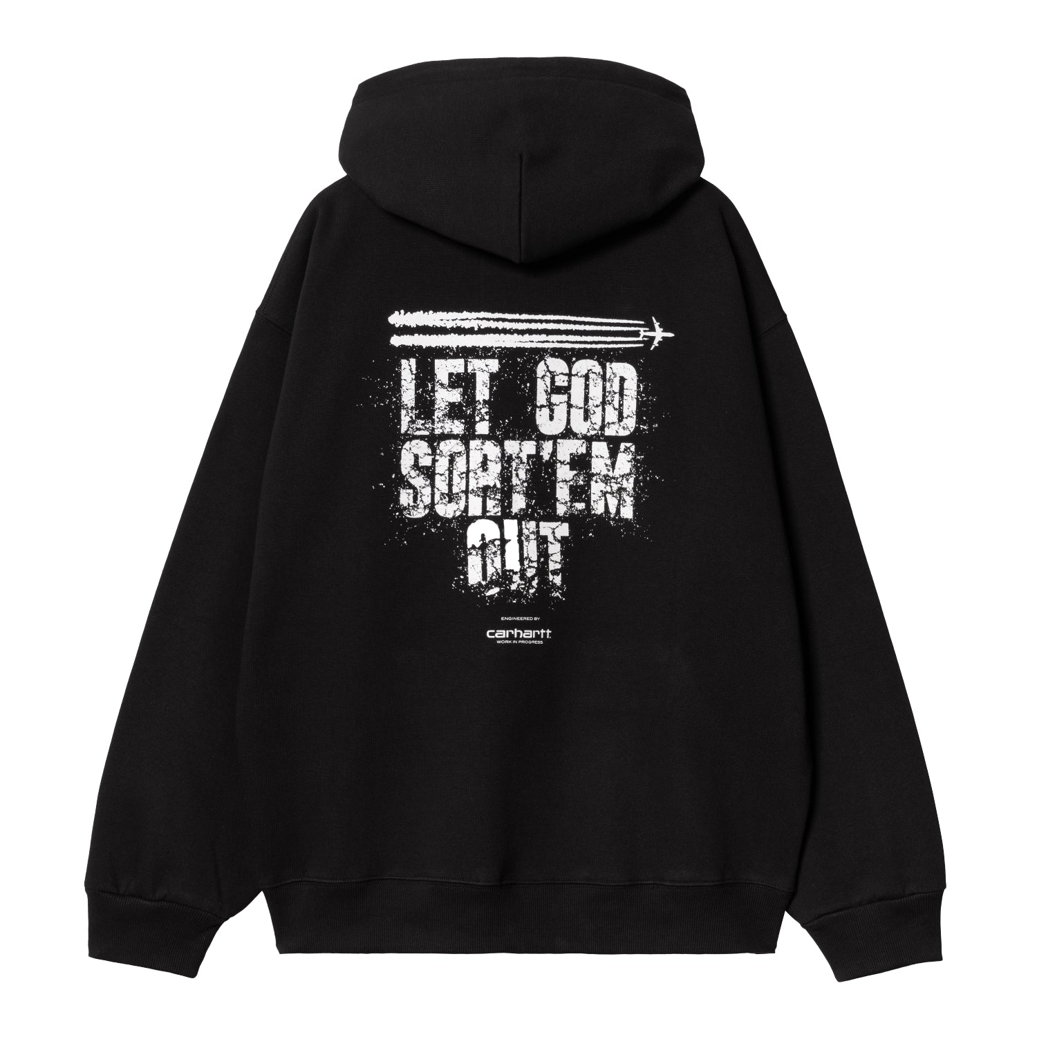 CLIPSE LET GOD SORT'EM OUT HOODIE - Black / White