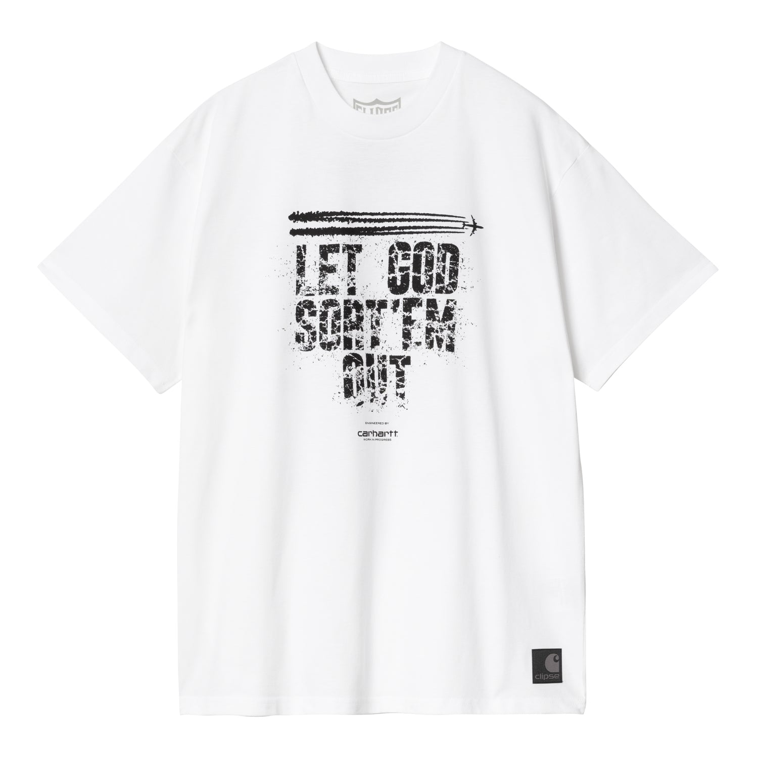 S/S CLIPSE LET GOD SORTEM OUT T-SHIRT - White / Black
