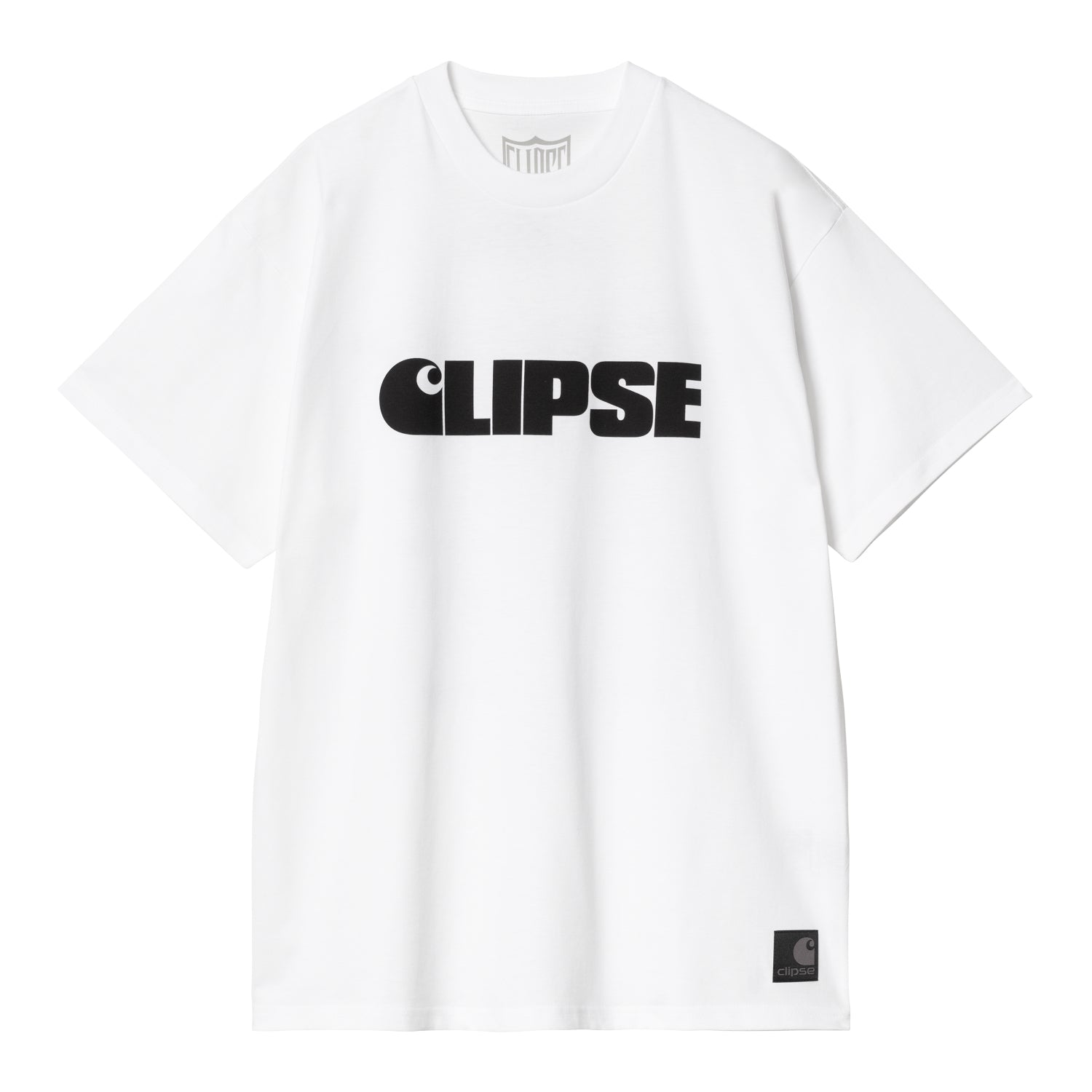 S/S CLIPSE / WIP T-SHIRT - White / Black