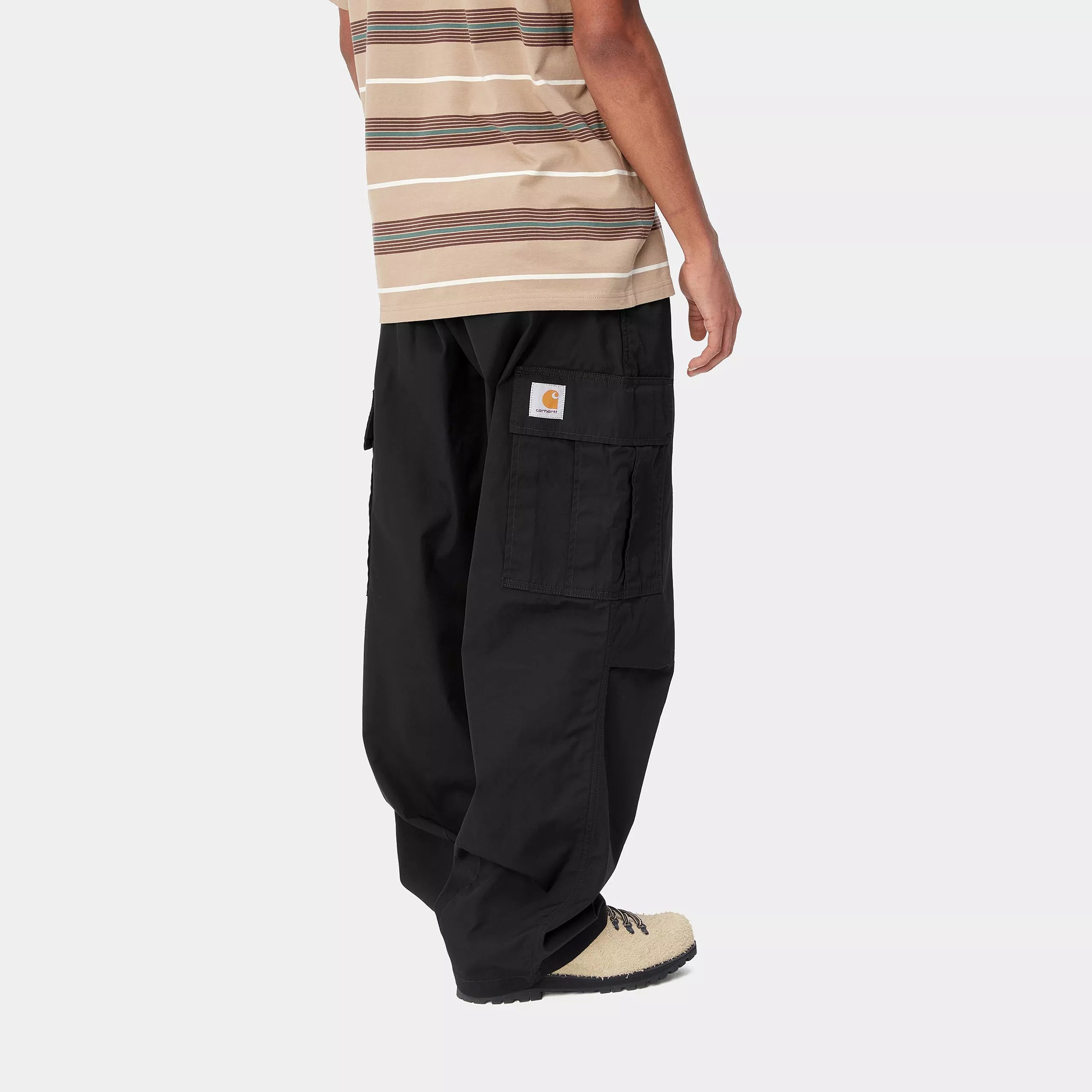 COLE CARGO PANT - Black (rinsed)