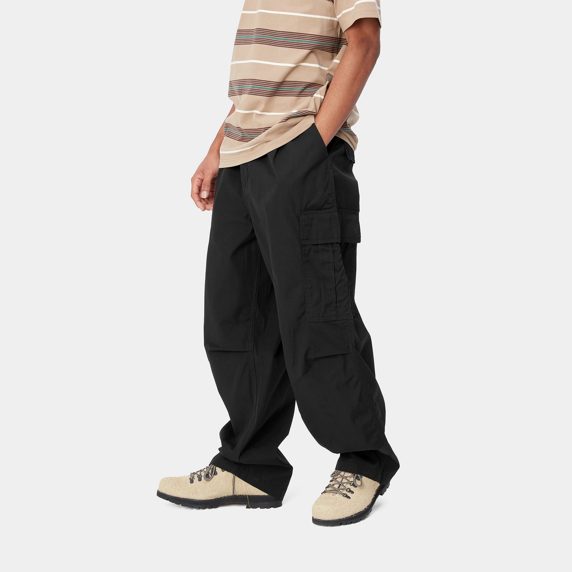 COLE CARGO PANT - Black (rinsed)