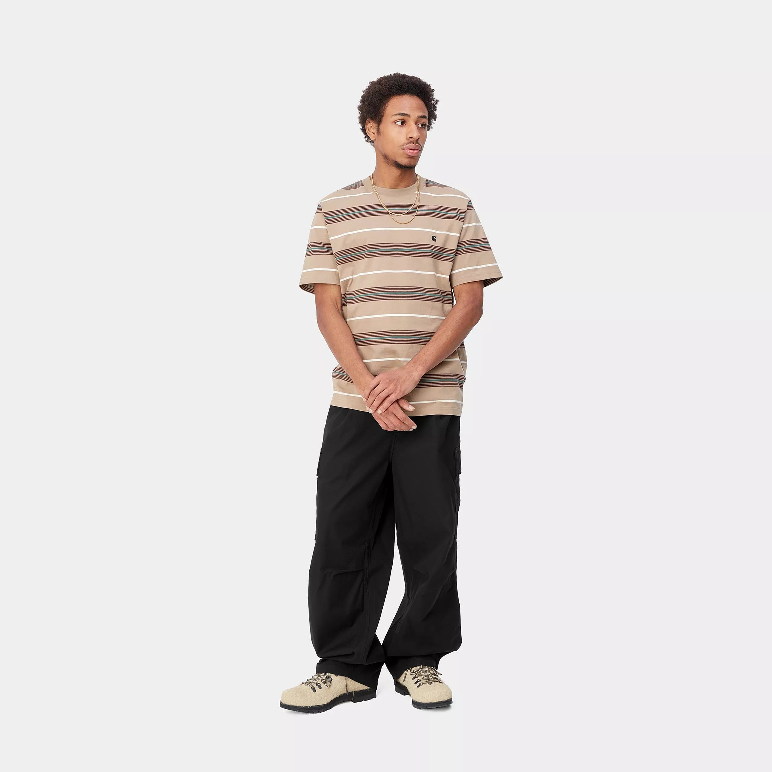 COLE CARGO PANT - Black (rinsed)