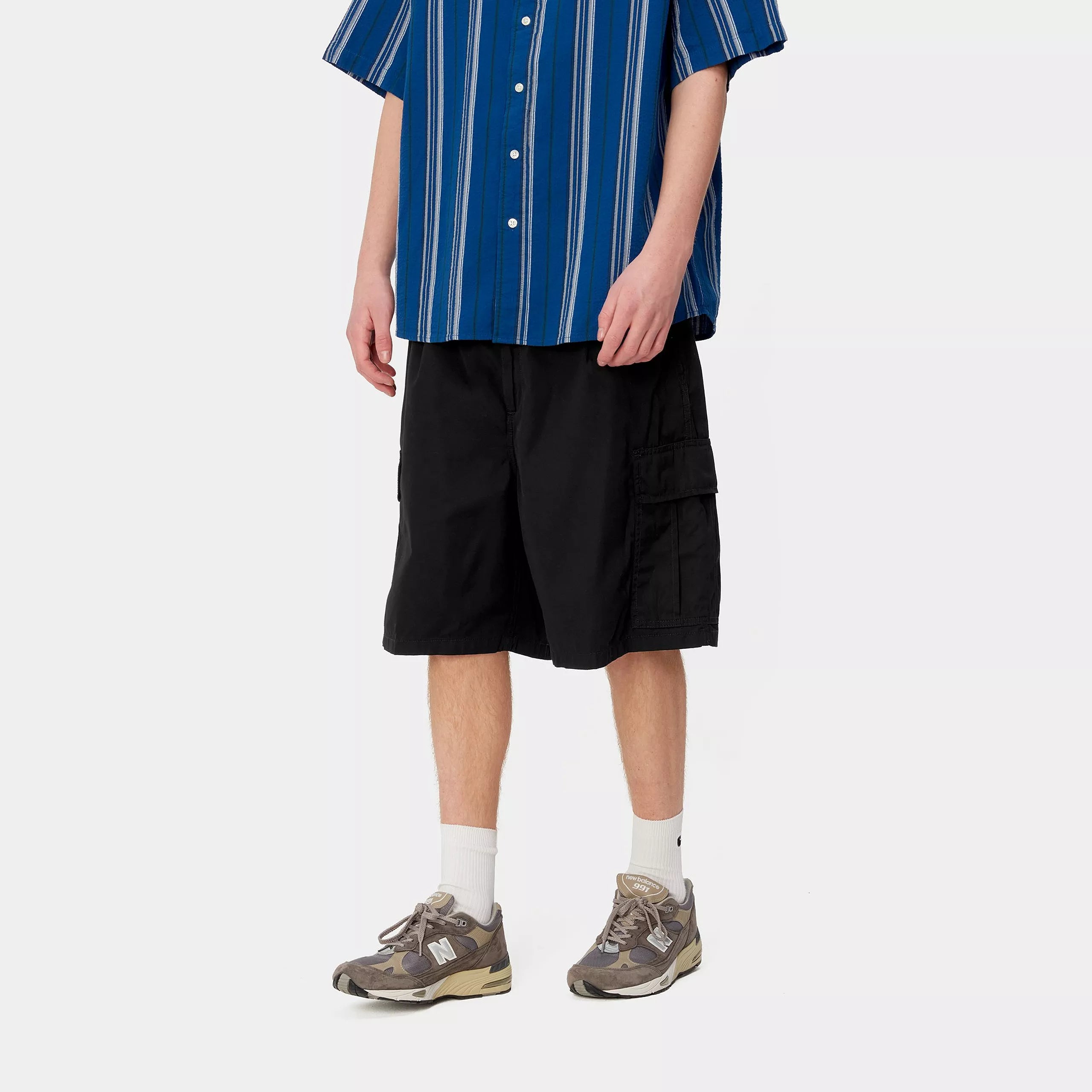 COLE CARGO SHORT - Black (rinsed)