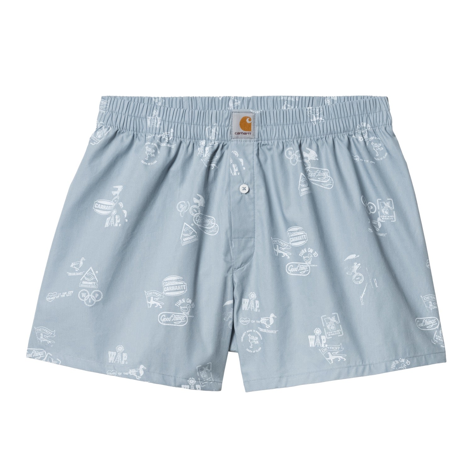 COTTON BOXER - Stamp Print, Misty Sky