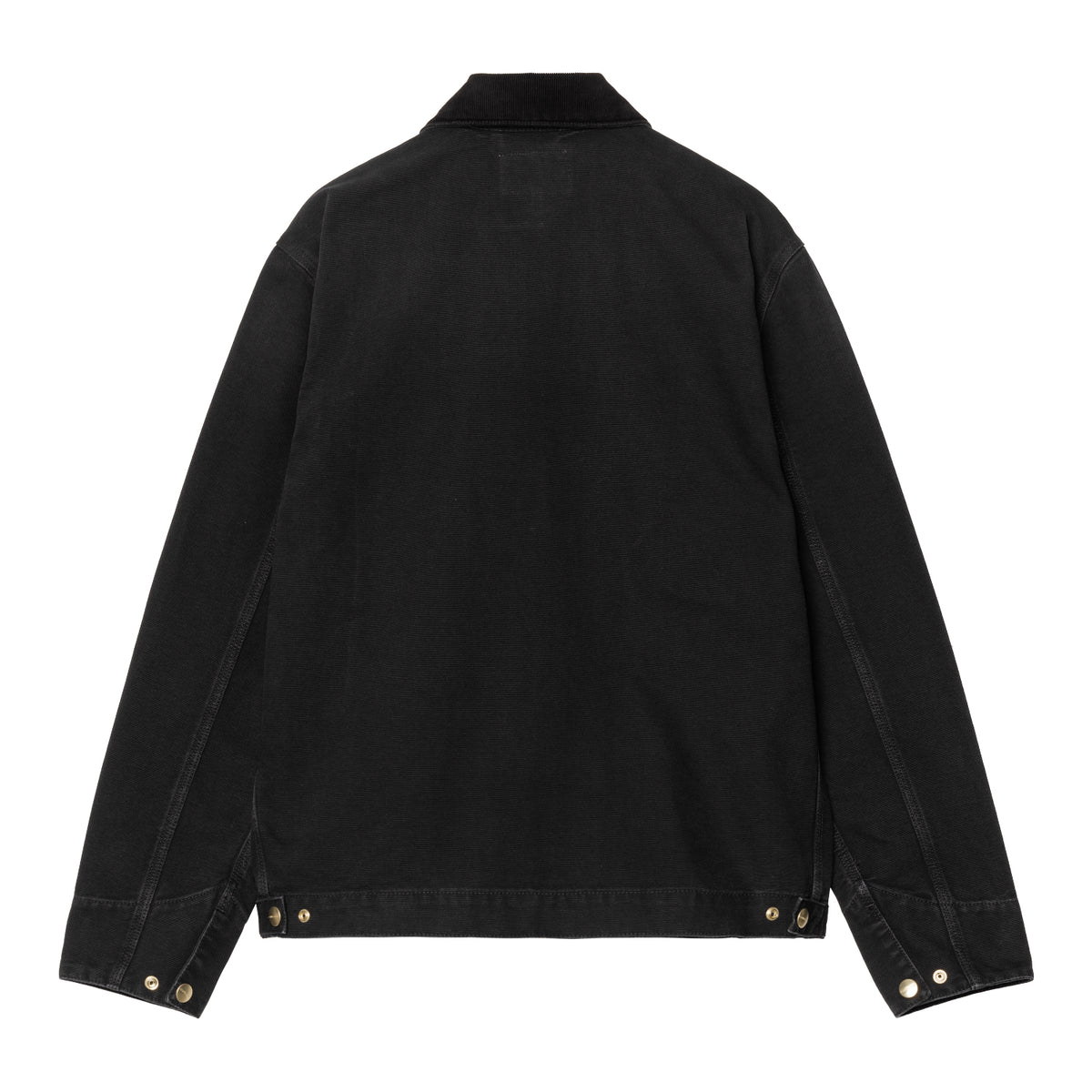 DETROIT JACKET - Black / Black (stone canvas) 6
