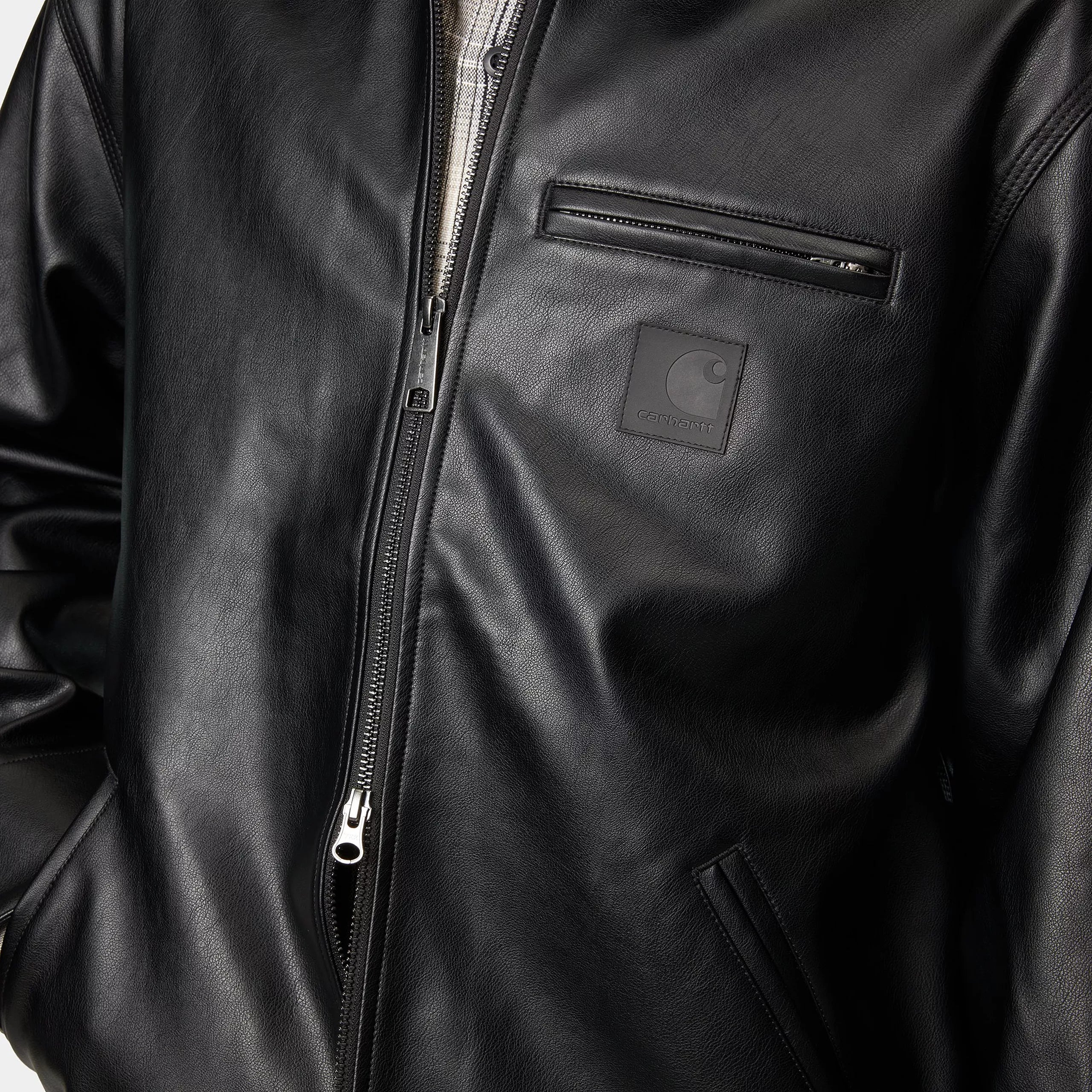 DETROIT LEATHER JACKET - Black