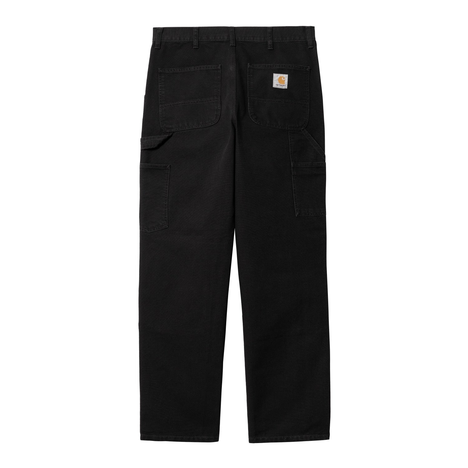 DOUBLE KNEE PANT - Black (aged canvas)