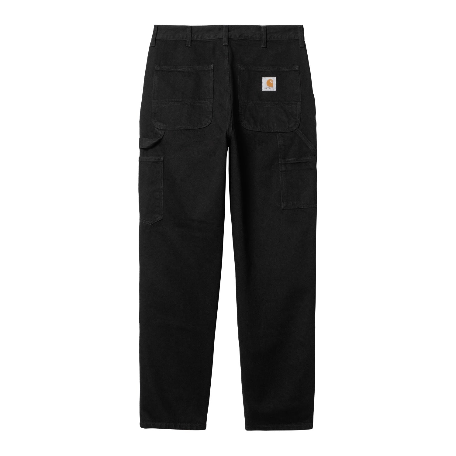 DOUBLE KNEE PANT - Black (rinsed)