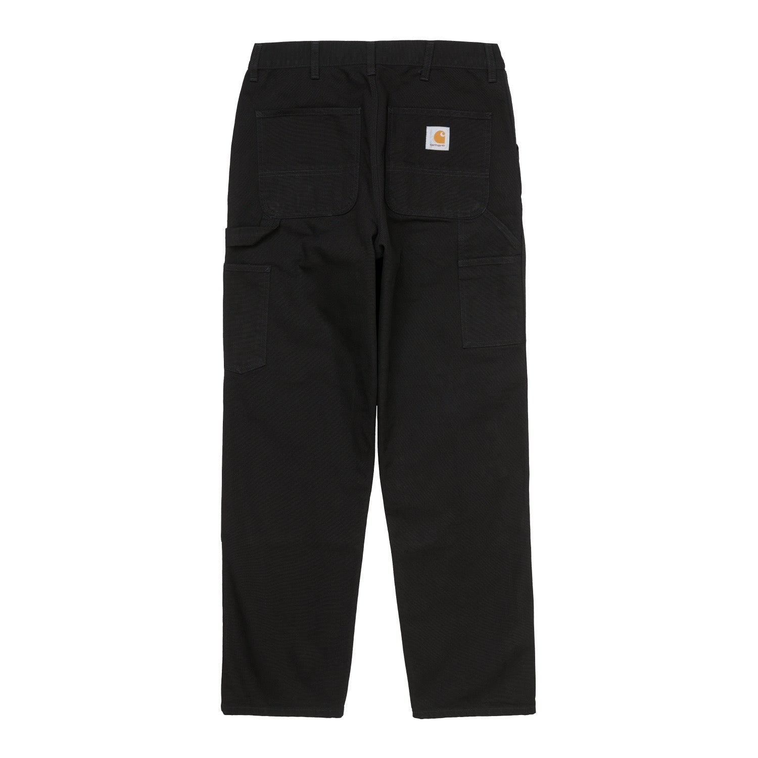 DOUBLE KNEE PANT - Black (rinsed)