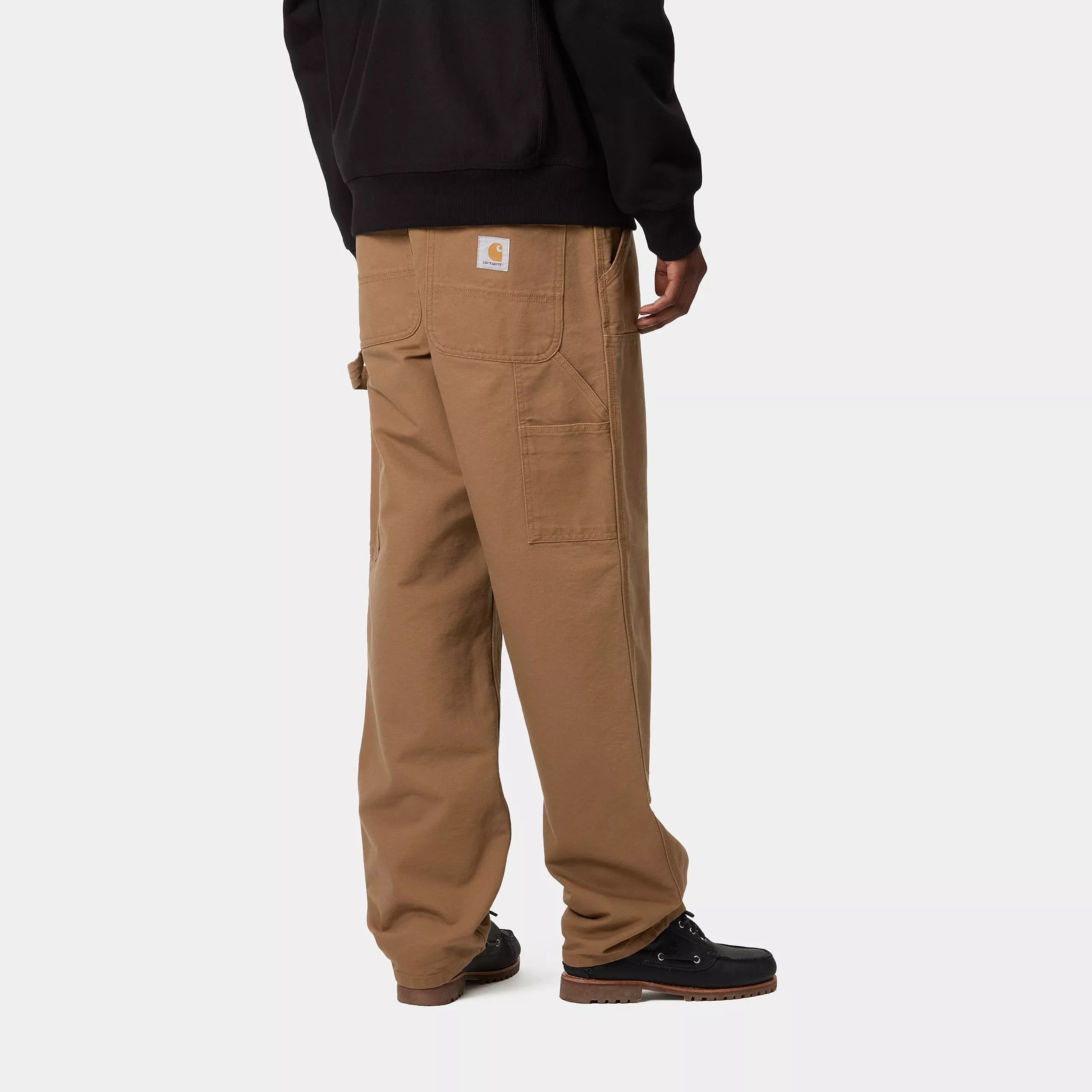 DOUBLE KNEE PANT - Hamilton Brown (rinsed)