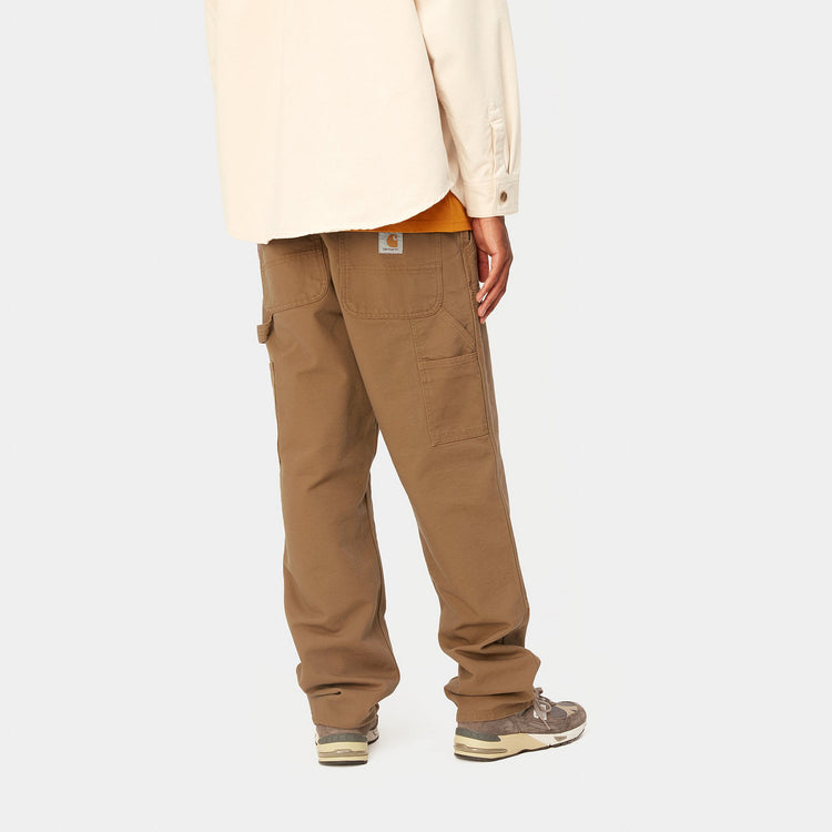 DOUBLE KNEE PANT - Hamilton Brown (rinsed)