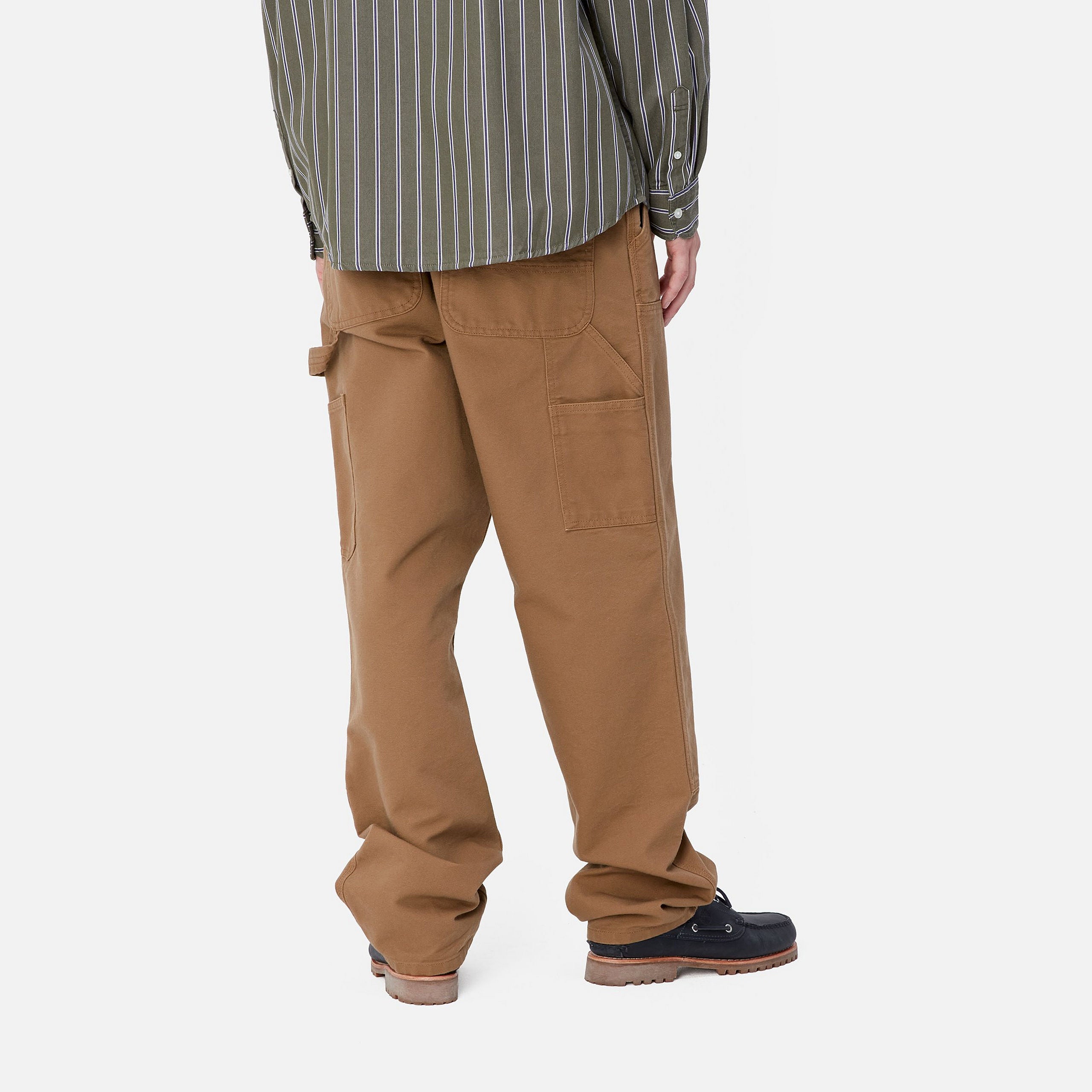 DOUBLE KNEE PANT - Hamilton Brown (rinsed)