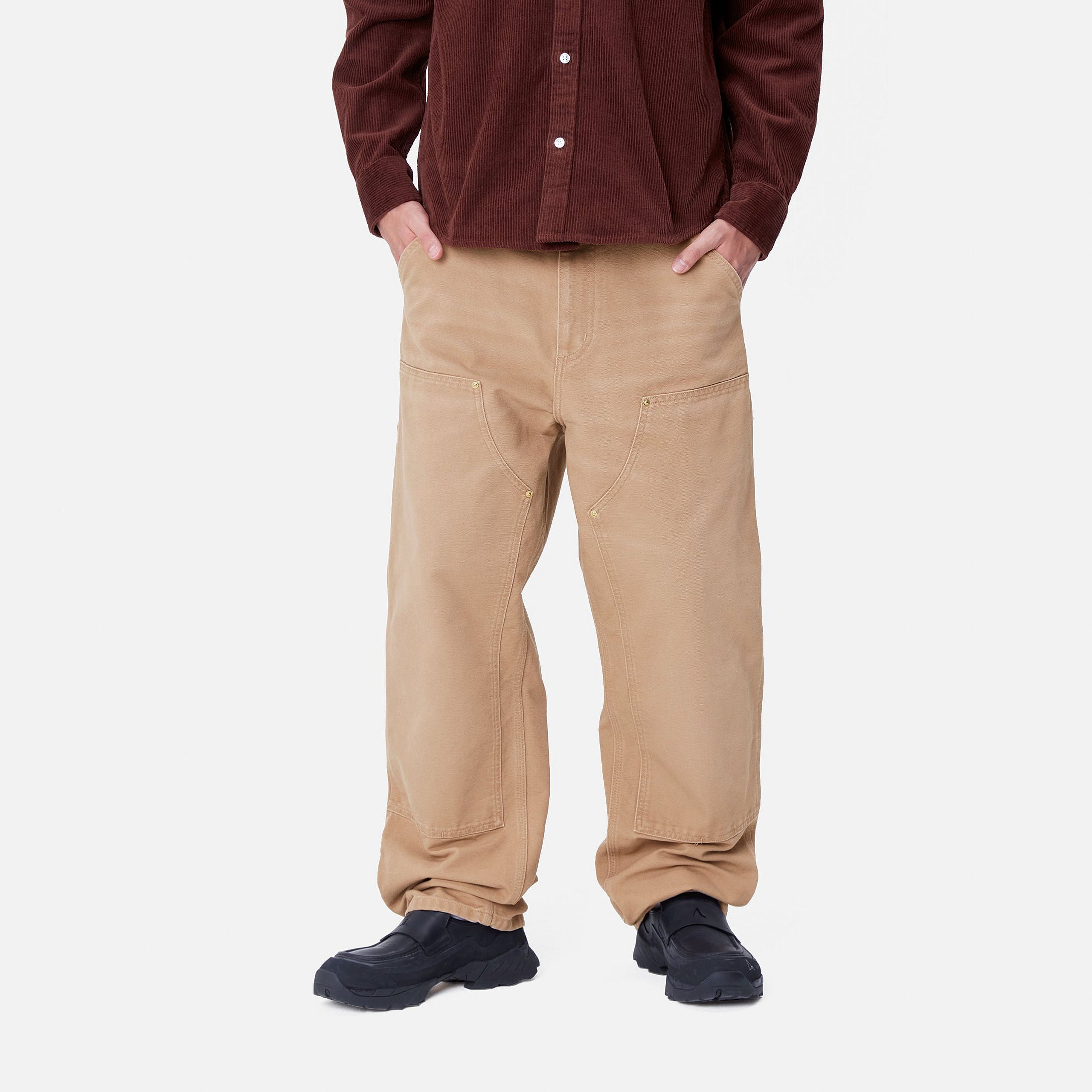 DOUBLE KNEE PANT - Peanut (aged canvas)