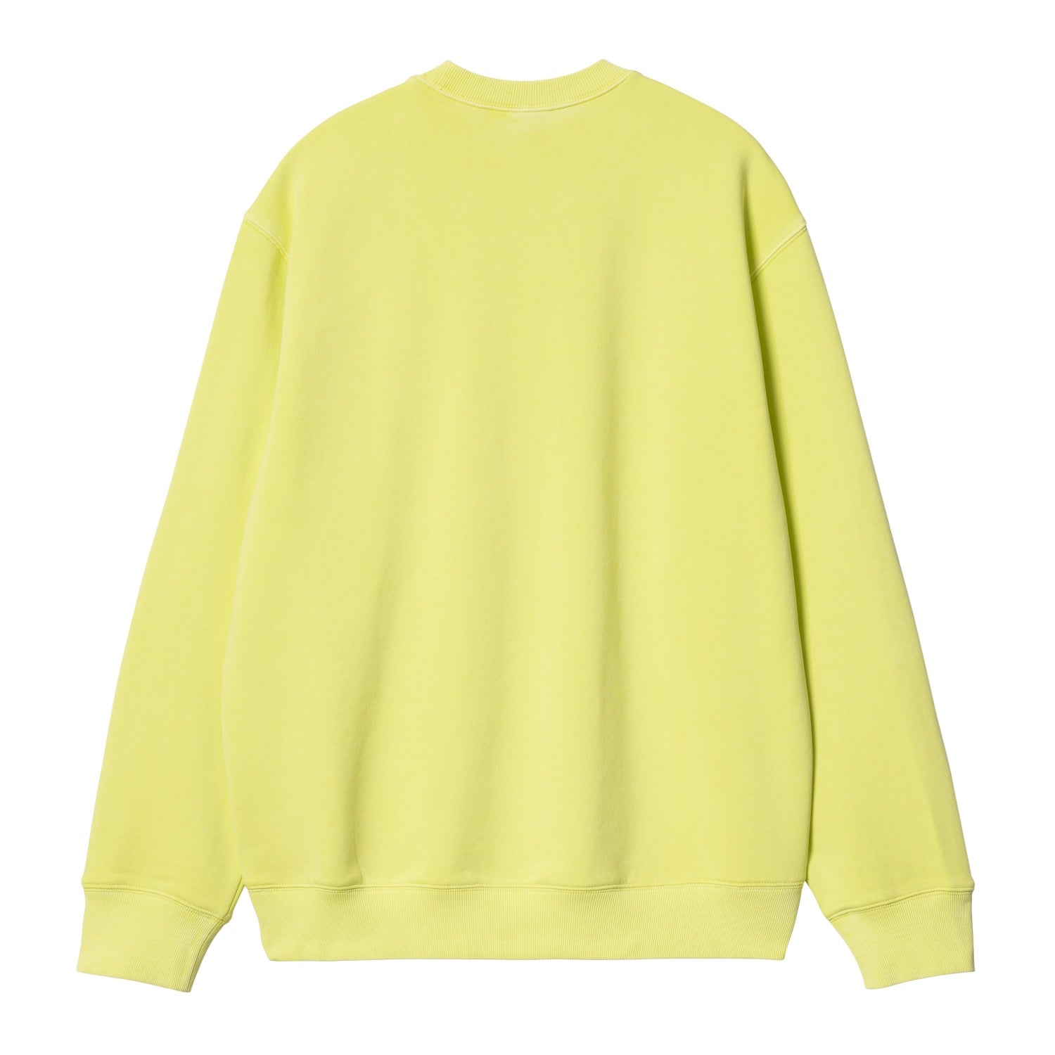 DUSTER SCRIPT SWEAT - Arctic Lime (garment dyed)