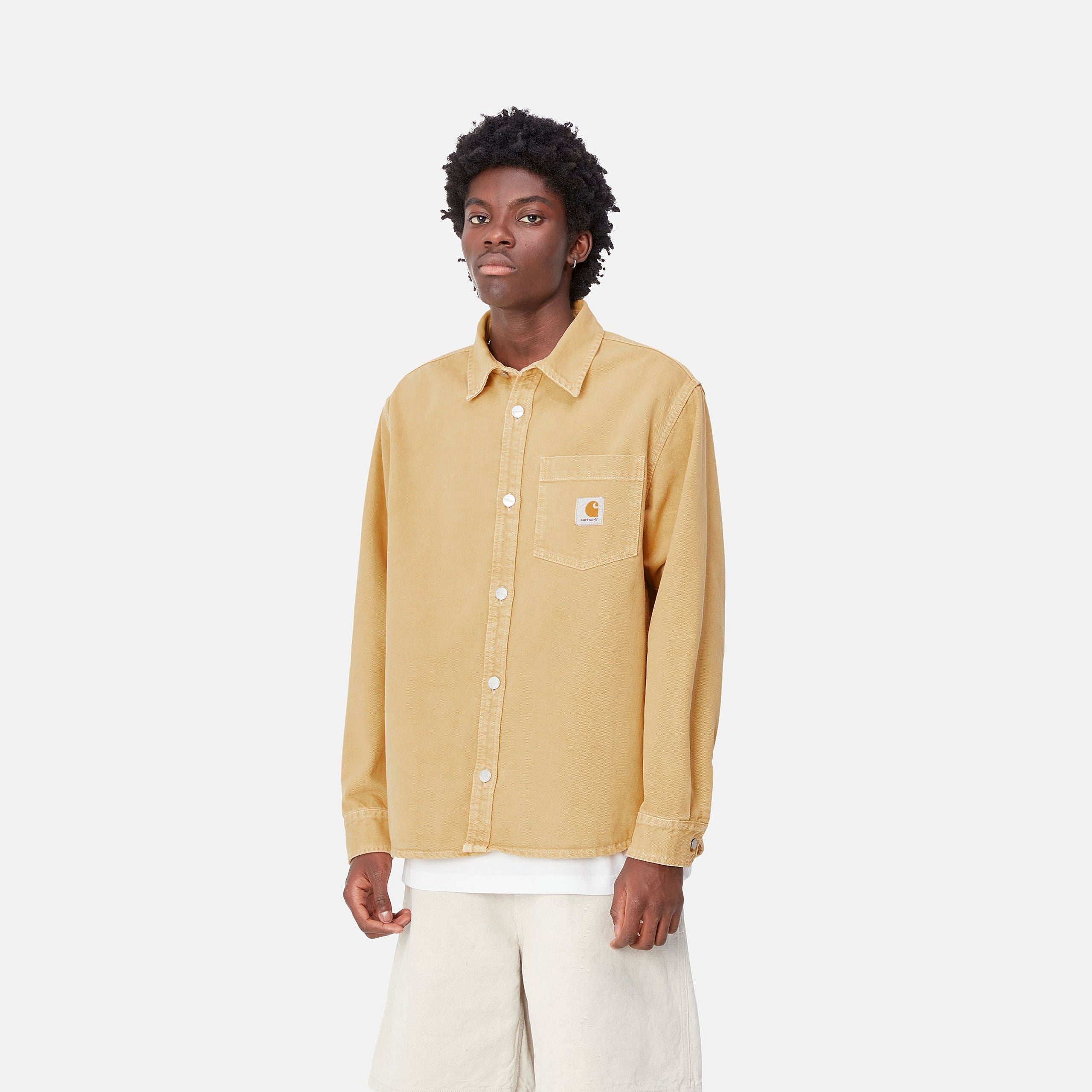 GEORGE SHIRT JAC - Bourbon (stone dyed)