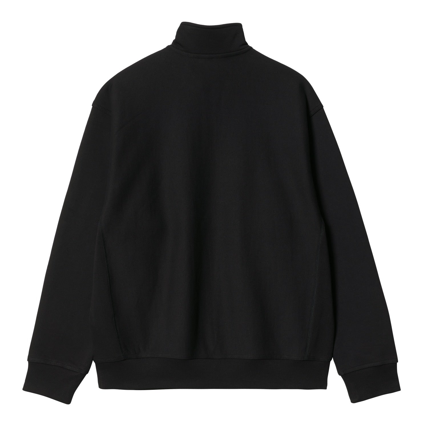 HALF ZIP AMERICAN SCRIPT SWEATSHIRT - Black