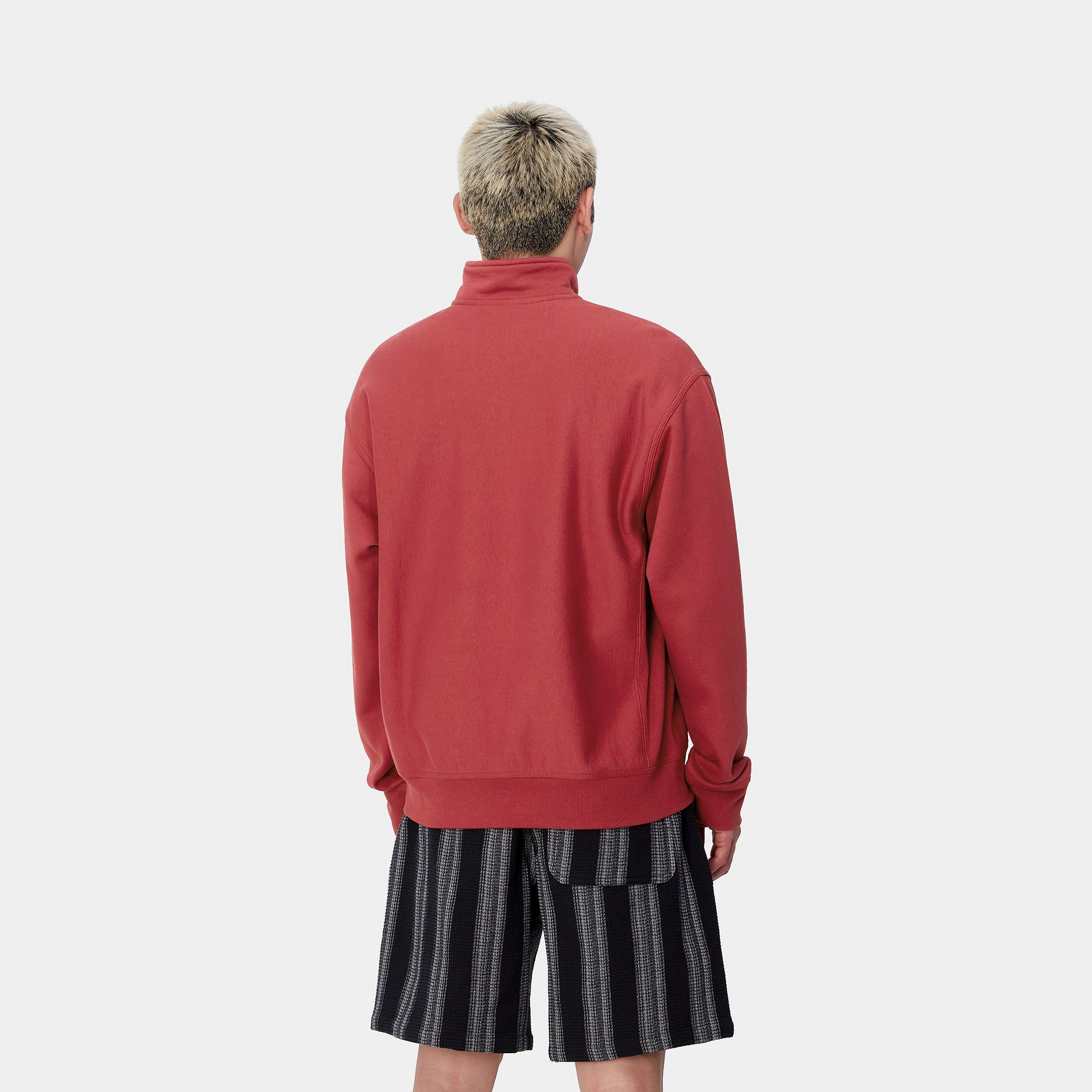 HALF ZIP AMERICAN SCRIPT SWEATSHIRT - Tuscany 3