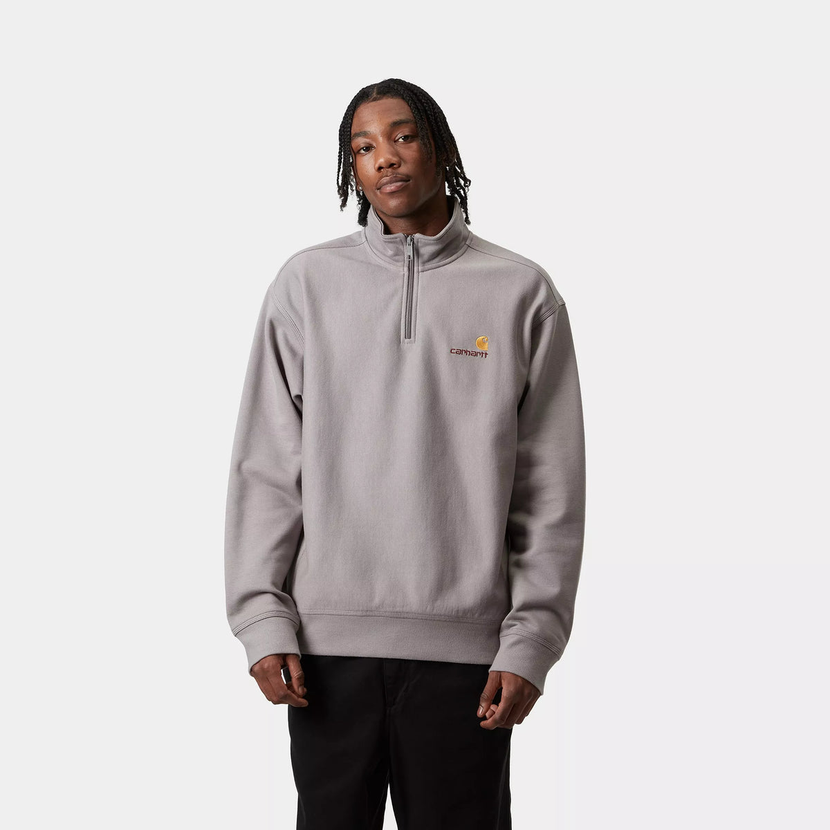 HALF ZIP AMERICAN SCRIPT SWEAT - Yosemite 2