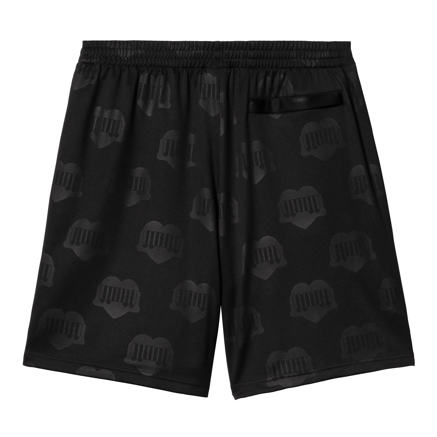 HARTT’S FOOTBALL SHORT - Heart Train Jacquard, Black