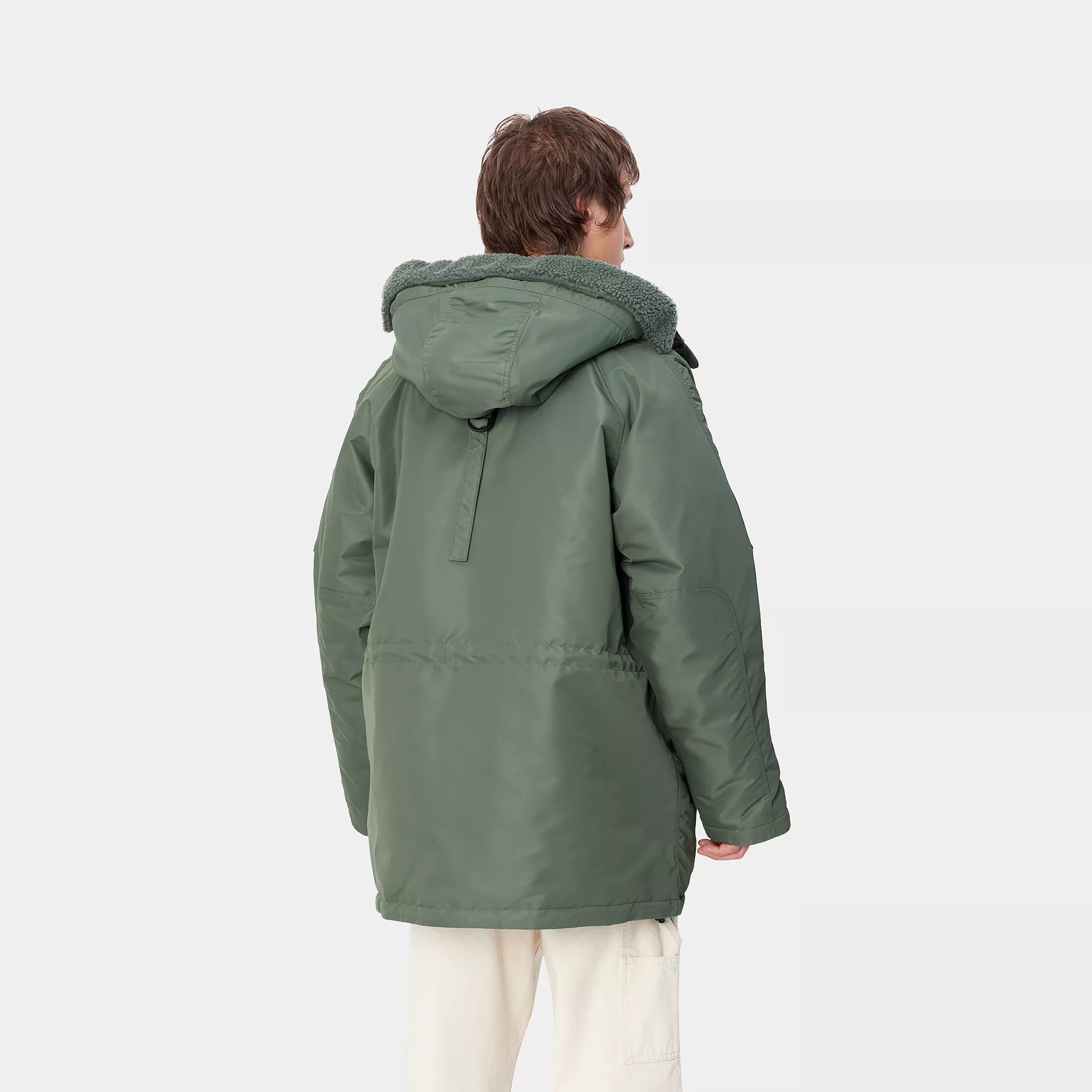 HOODED OLTEN PARKA - Duck Green 3