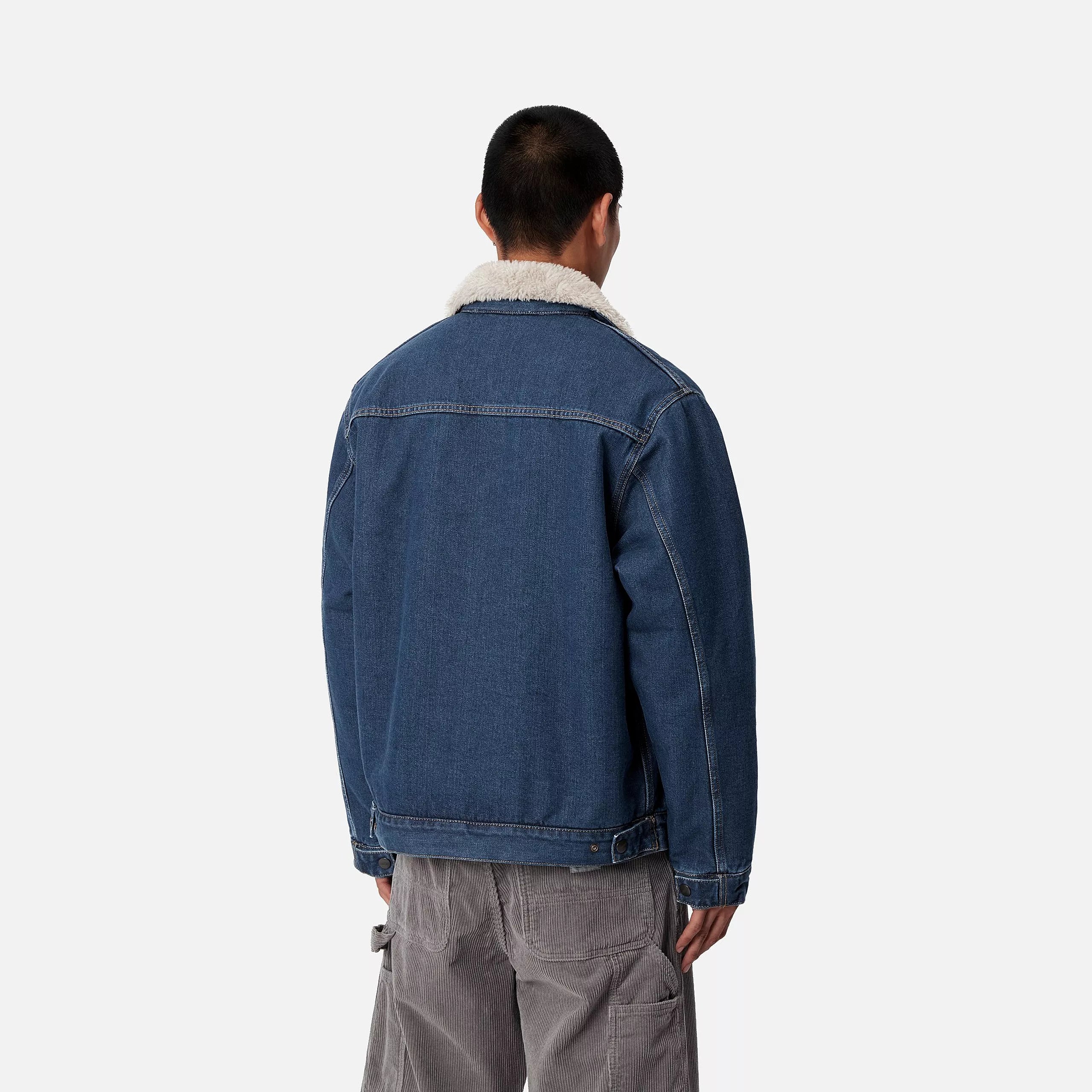 HERALD JACKET - Blue / Wall (stone washed)