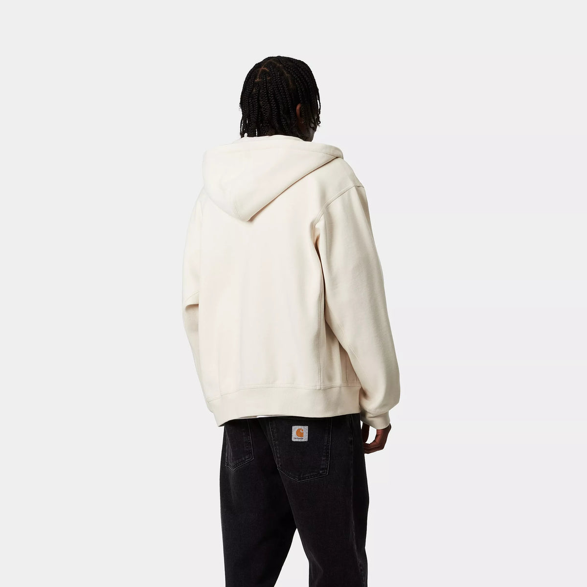 HOODED AMERICAN SCRIPT JACKET - Natural 3