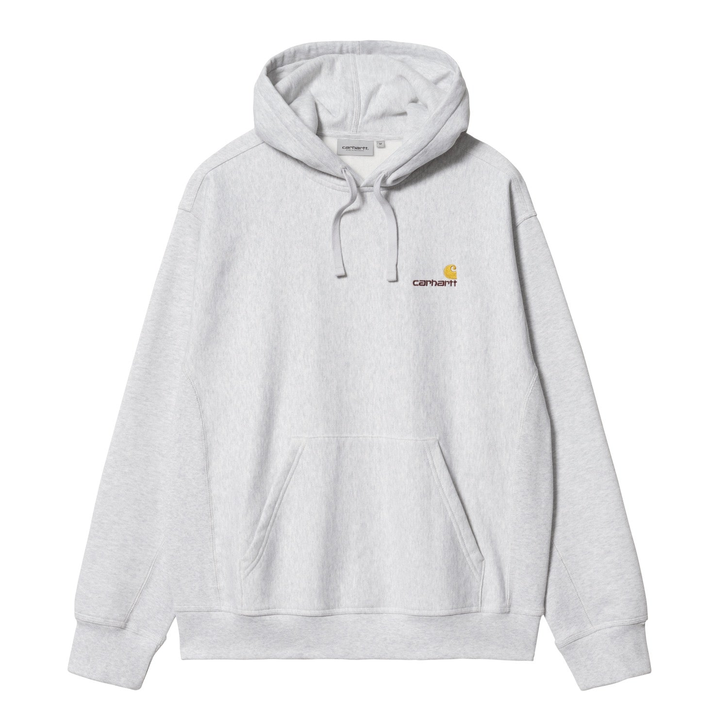 HOODED AMERICAN SCRIPT SWEATSHIRT  - Ash Heather