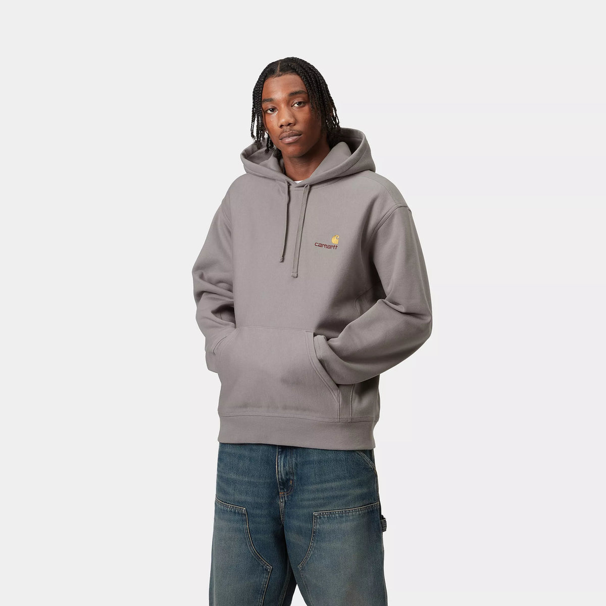HOODED AMERICAN SCRIPT SWEAT - Yosemite 2