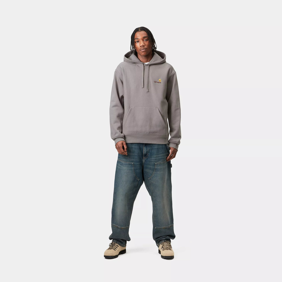 HOODED AMERICAN SCRIPT SWEAT - Yosemite 4