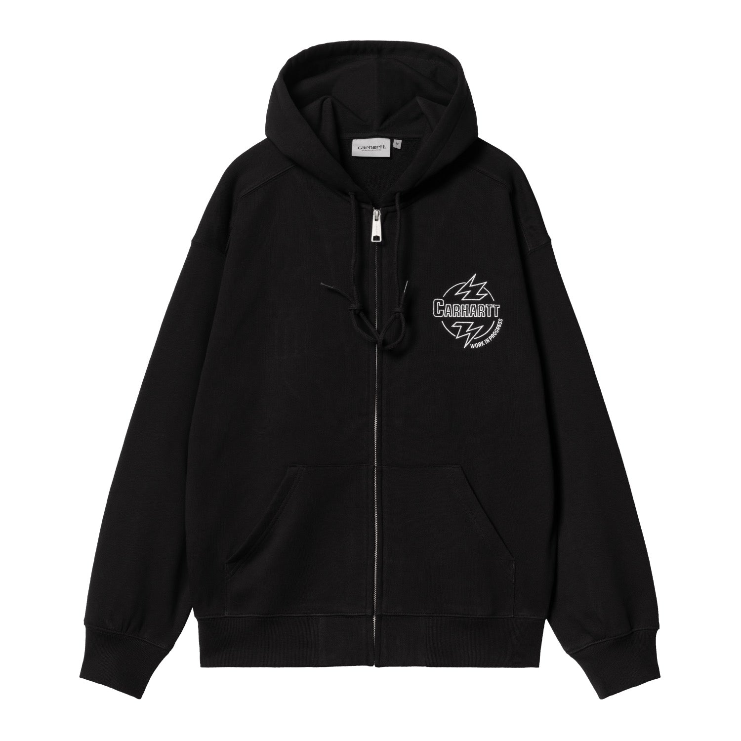 HOODED BLAZE JACKET - Black / Wax