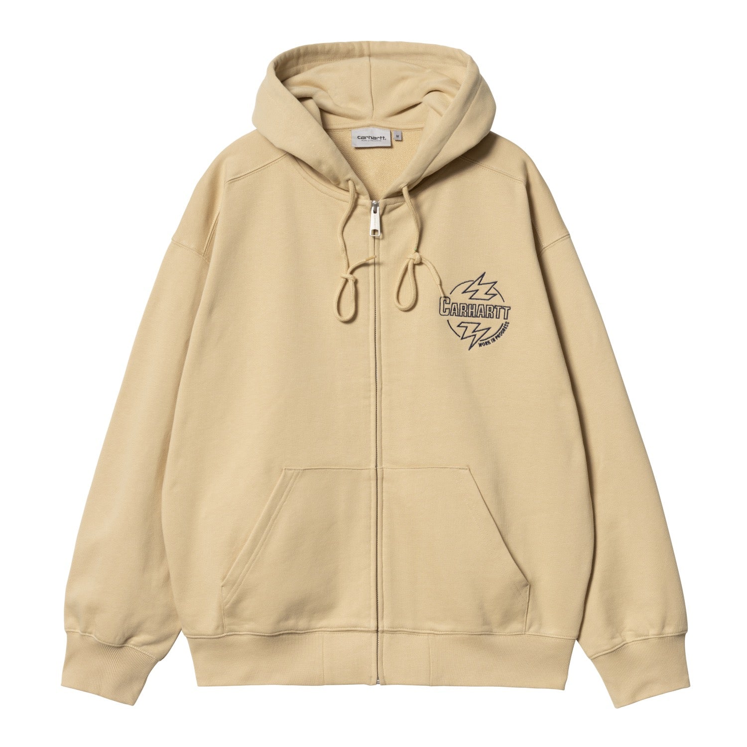 HOODED BLAZE JACKET - Cornsilk / Air Force Blue 1