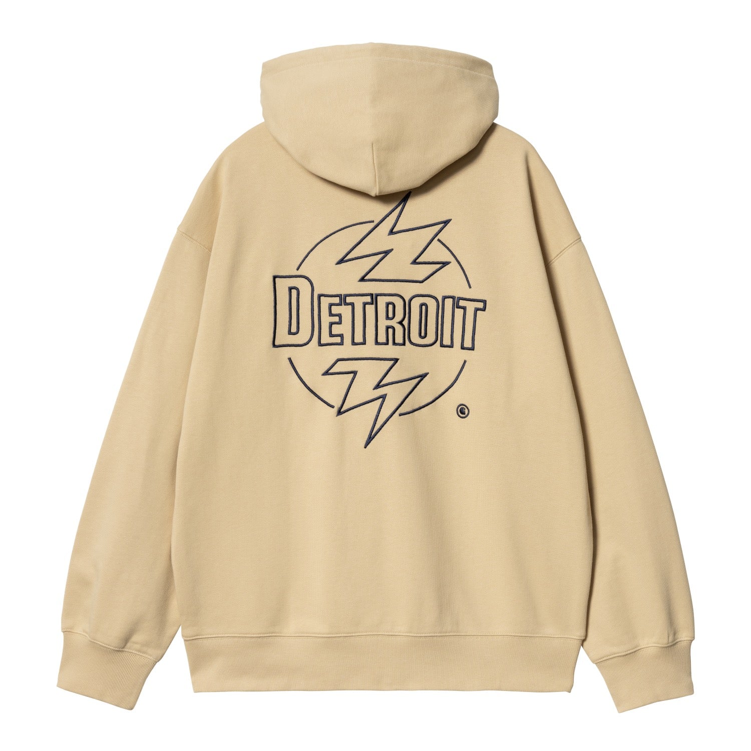 HOODED BLAZE JACKET - Cornsilk / Air Force Blue 6