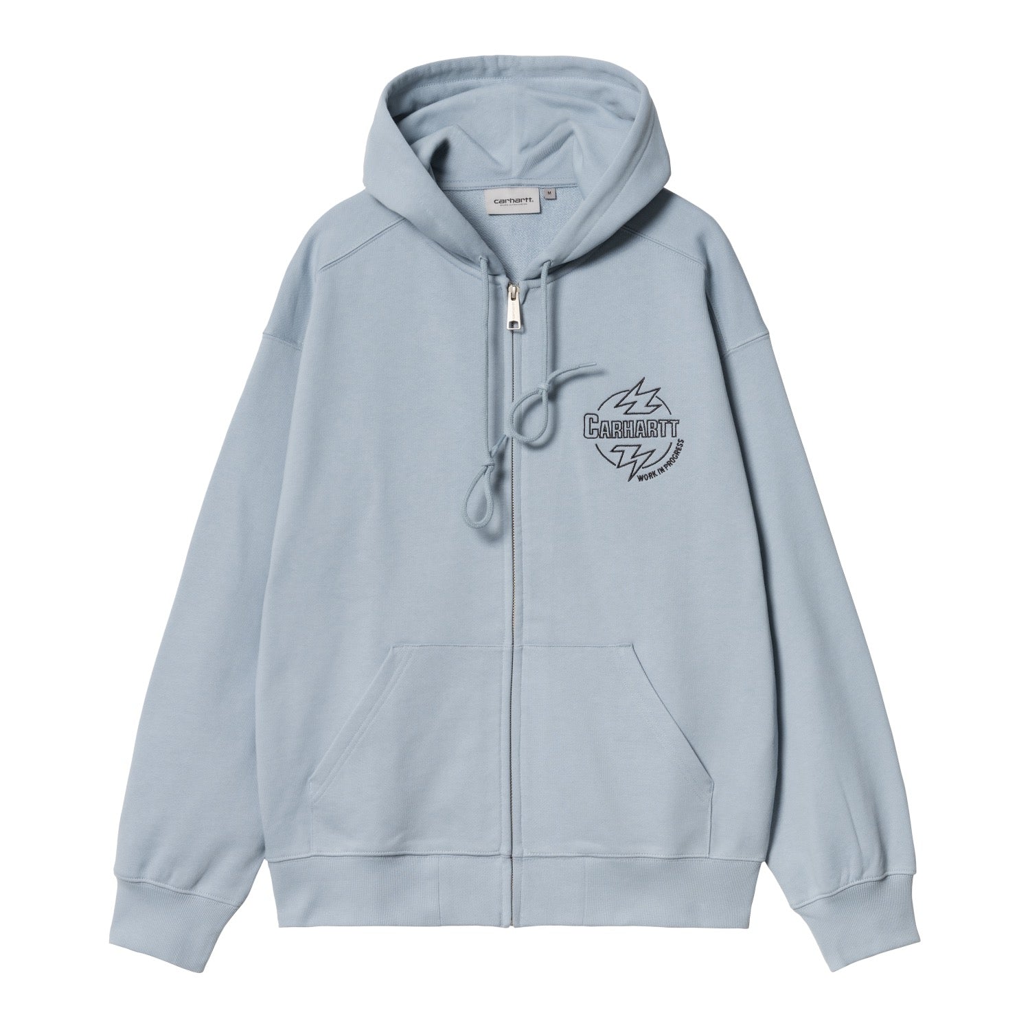 HOODED BLAZE JACKET - Misty Sky / Black