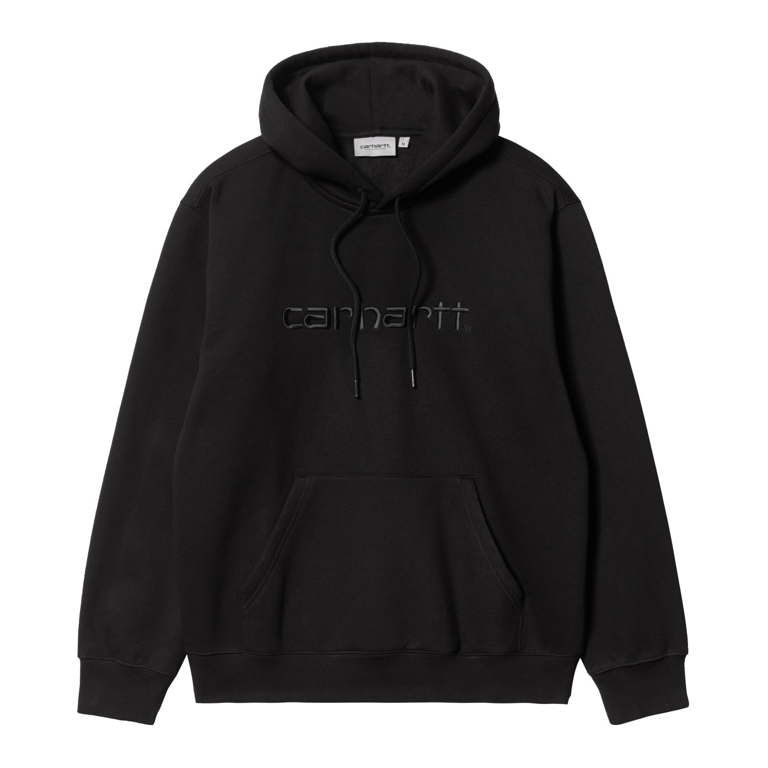 HOODED CARHARTT SWEAT - Black / Black