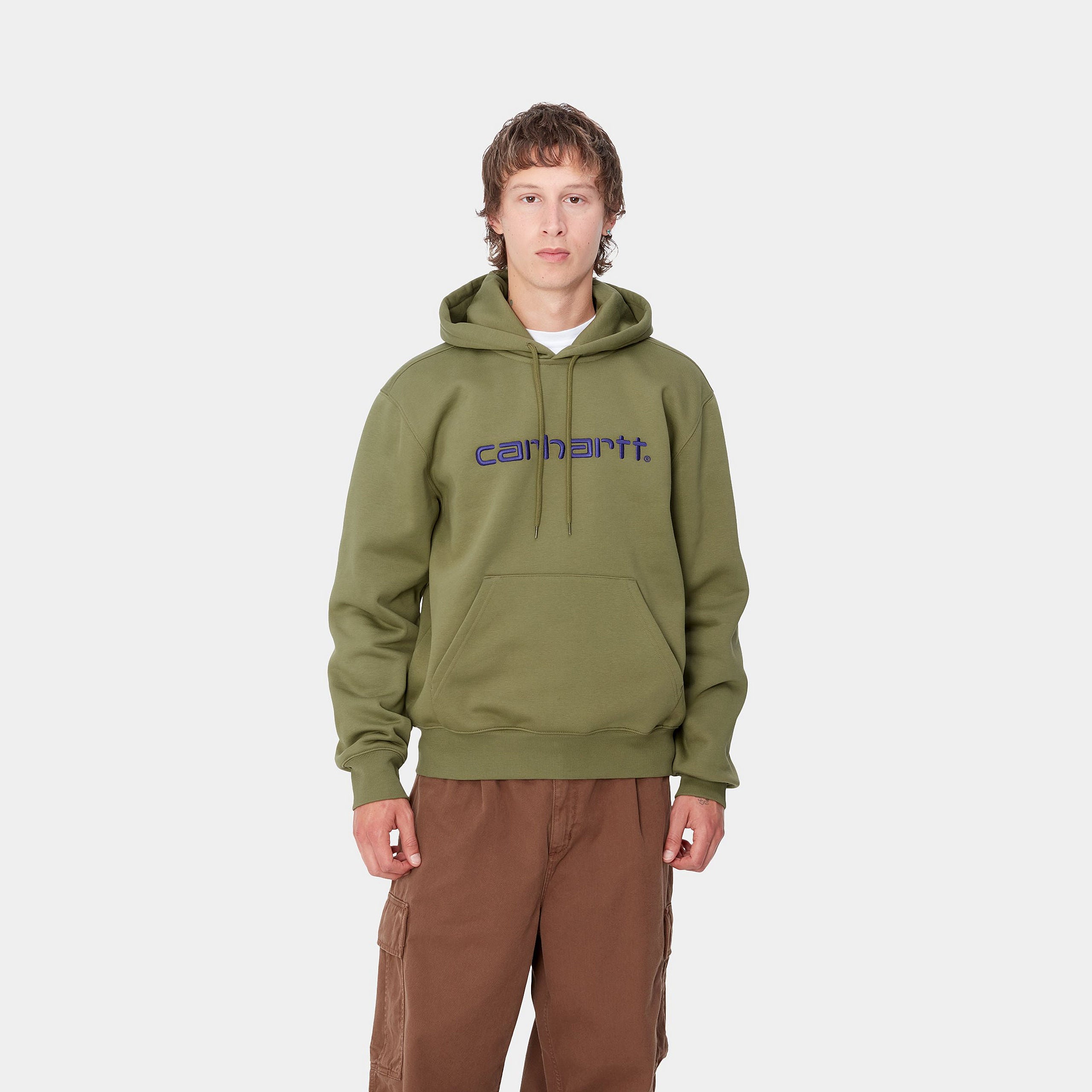 HOODED CARHARTT SWEAT - Capulet / Aura