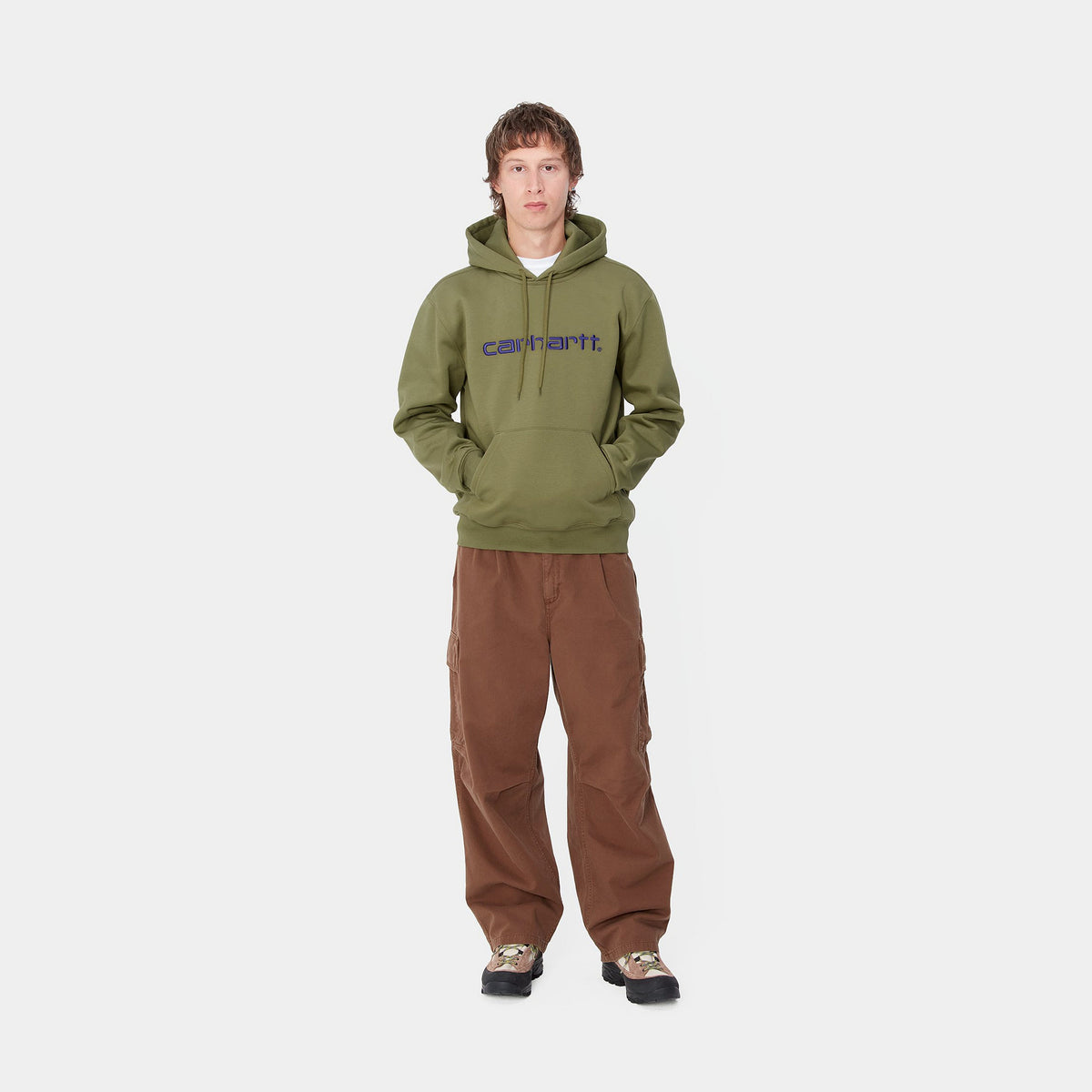 HOODED CARHARTT SWEAT - Capulet / Aura 4