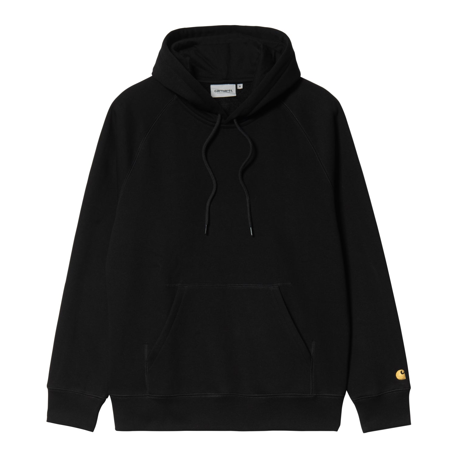 HOODED CHASE SWEATSHIRT - Black / Gold