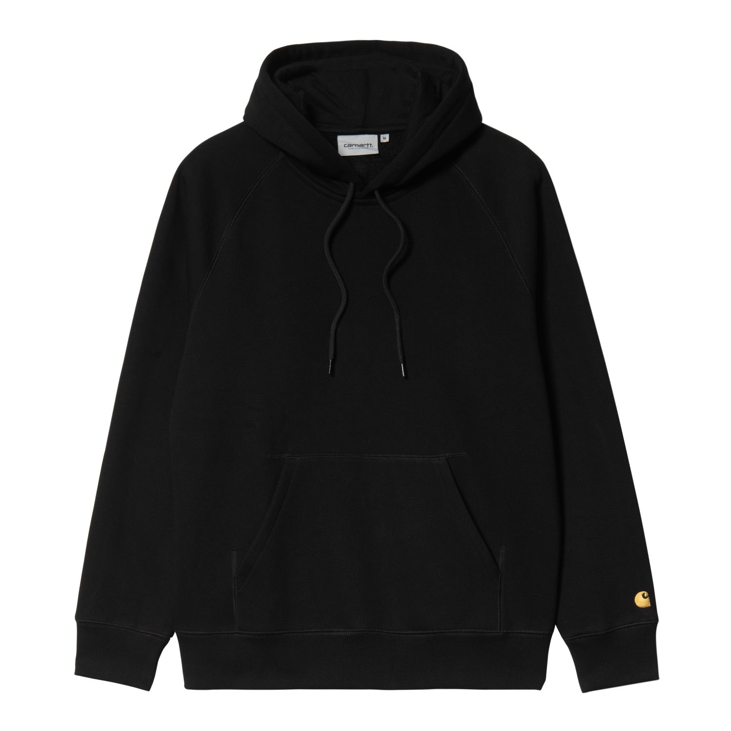 HOODED CHASE SWEATSHIRT - Black / Gold