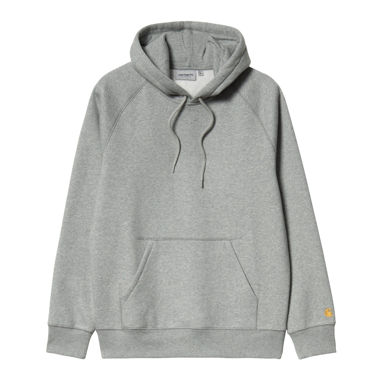 HOODED CHASE SWEATSHIRT - Grey Heather / Gold